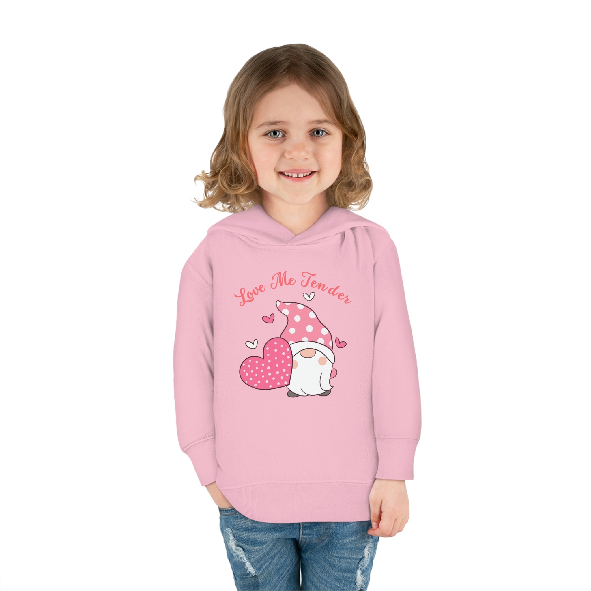 Love Me Tender Toddler Pullover Fleece Hoodie