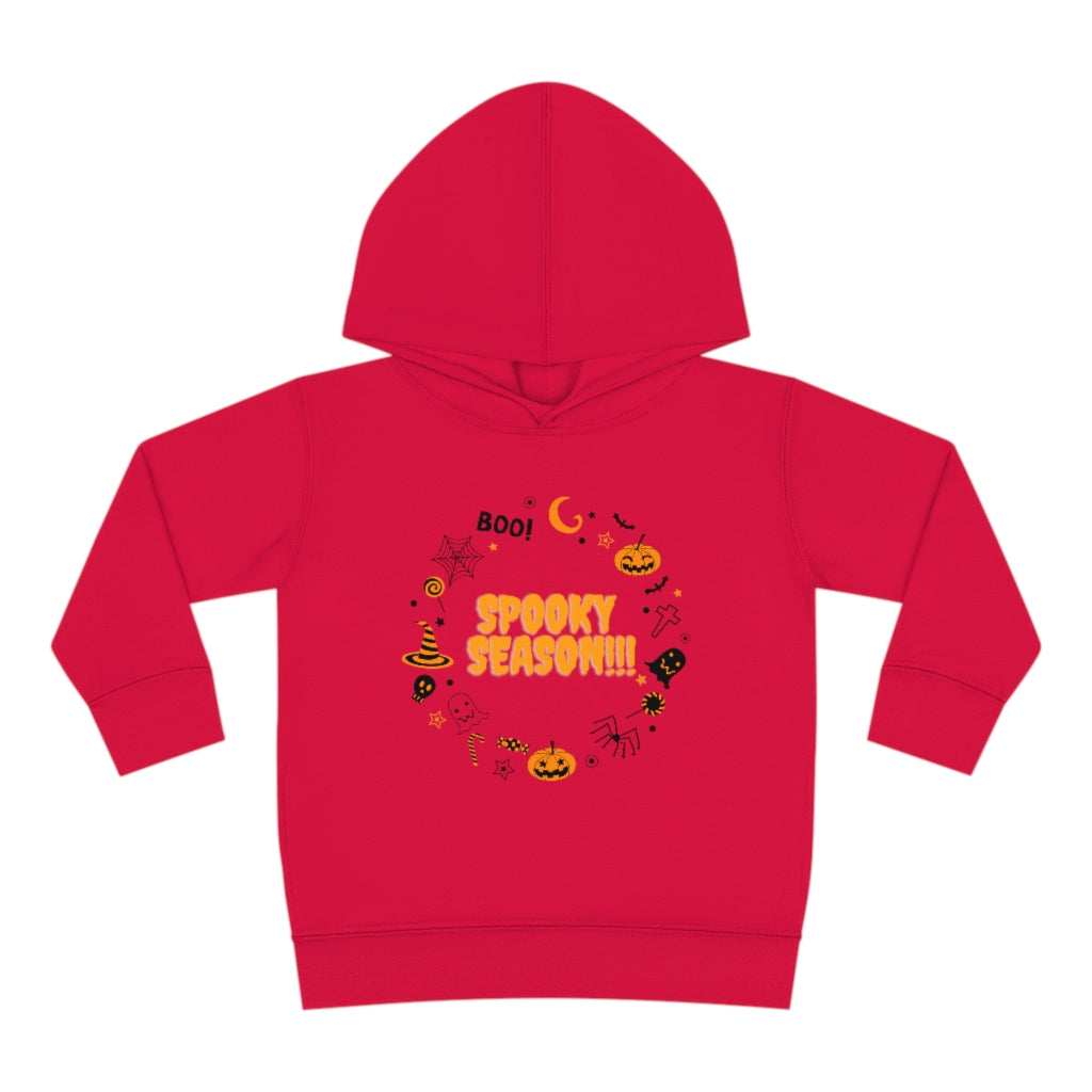 Spooky Season Boo!! Toddler Pullover Fleece Hoodie