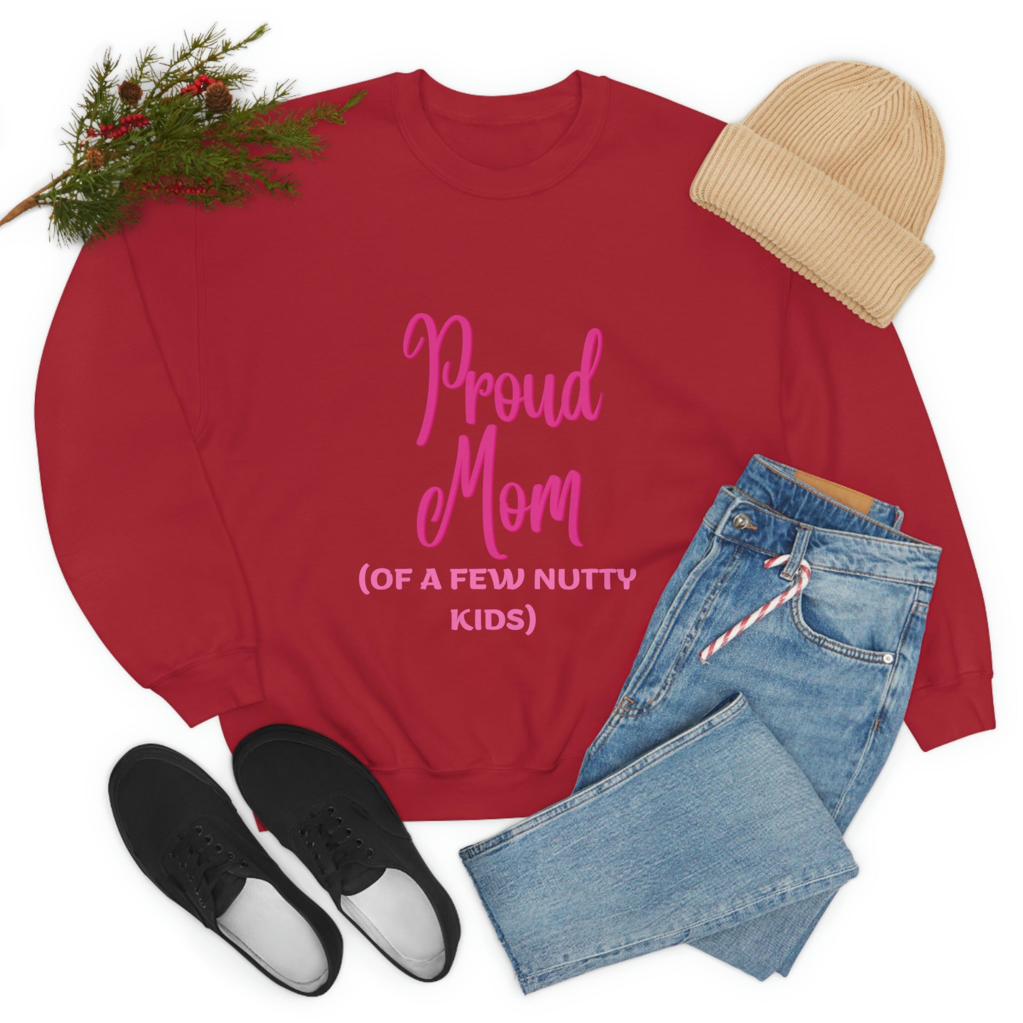 Proud MomUnisex Heavy Blend™ Crewneck Sweatshirt