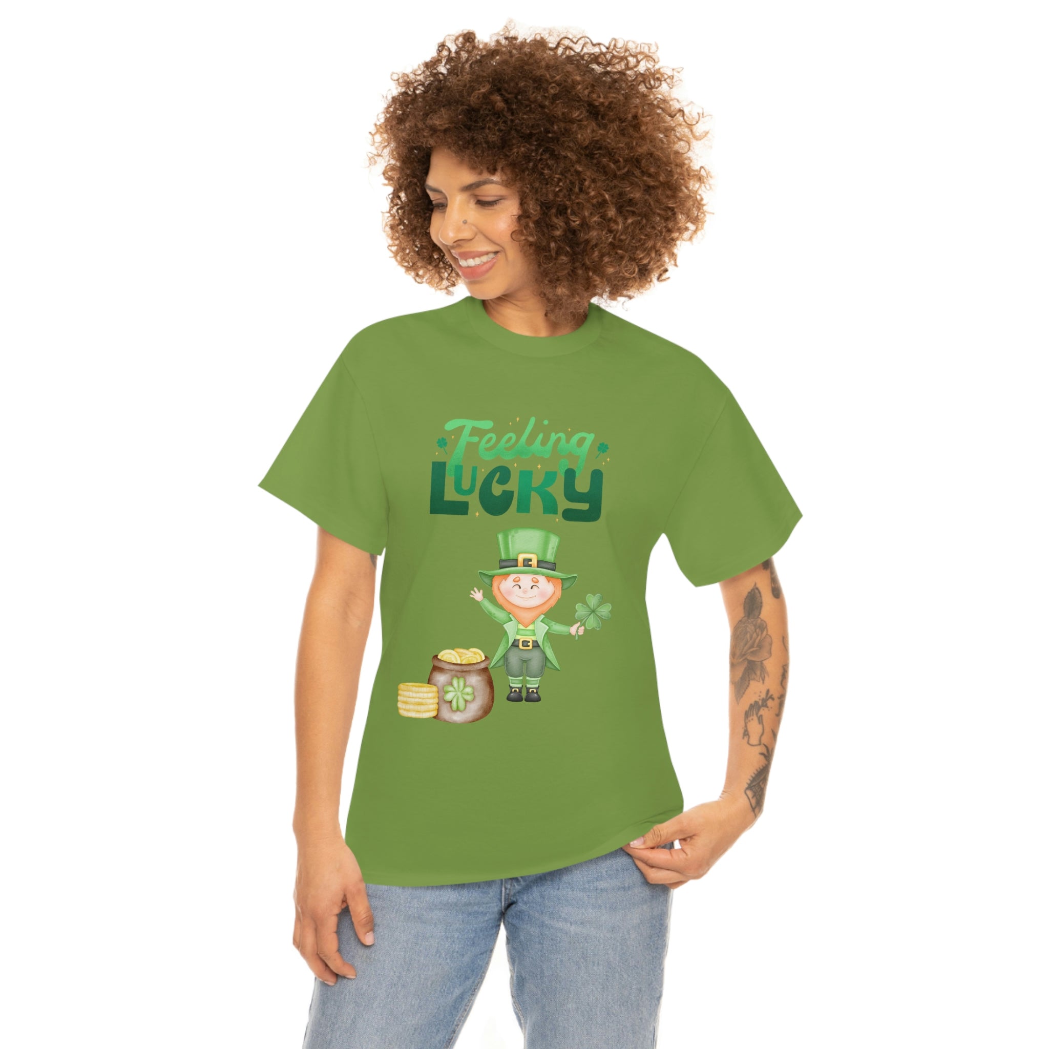 Feeling Lucky Unisex Heavy Cotton Tee