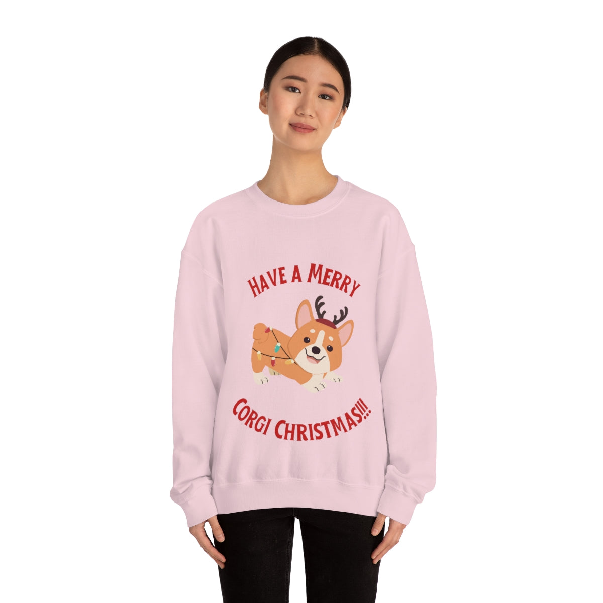 Have A Merry Corgi Christmas Unisex Heavy Blend™ Crewneck Sweatshirt