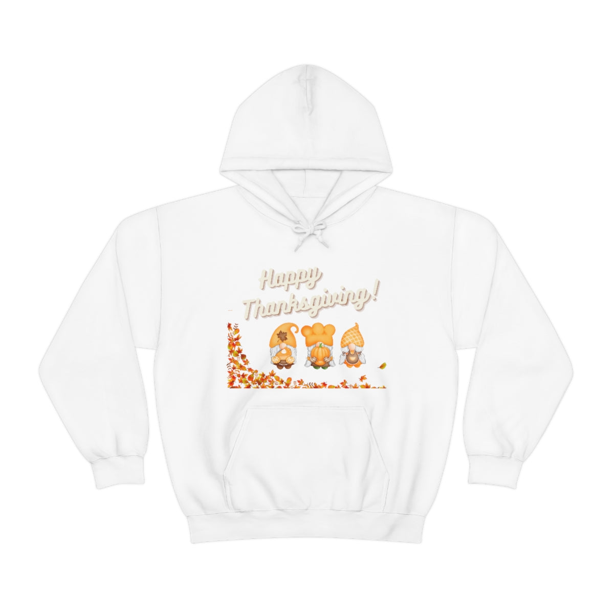 Happy Thanksgiving Gnome Unisex Heavy Blend™ Hooded Sweatshirt