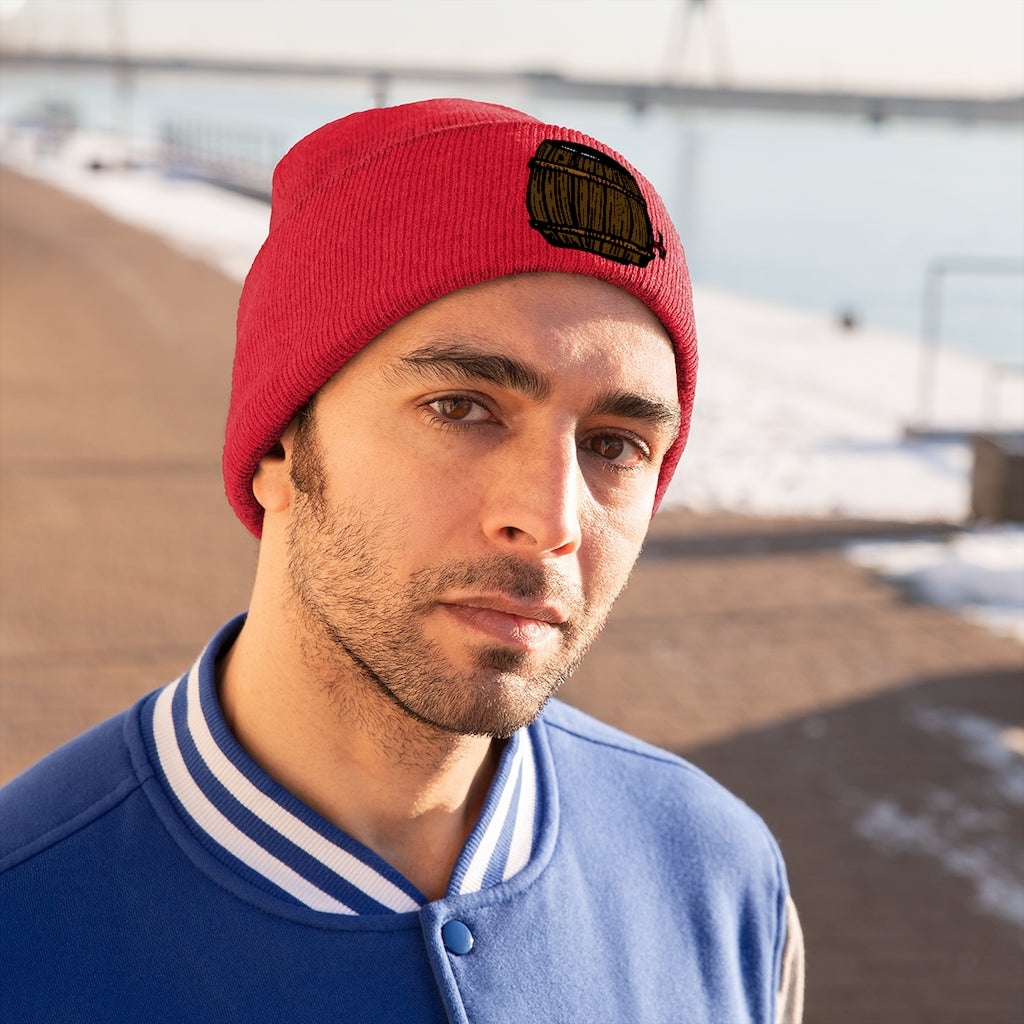 Keg Barrel Knit Beanie