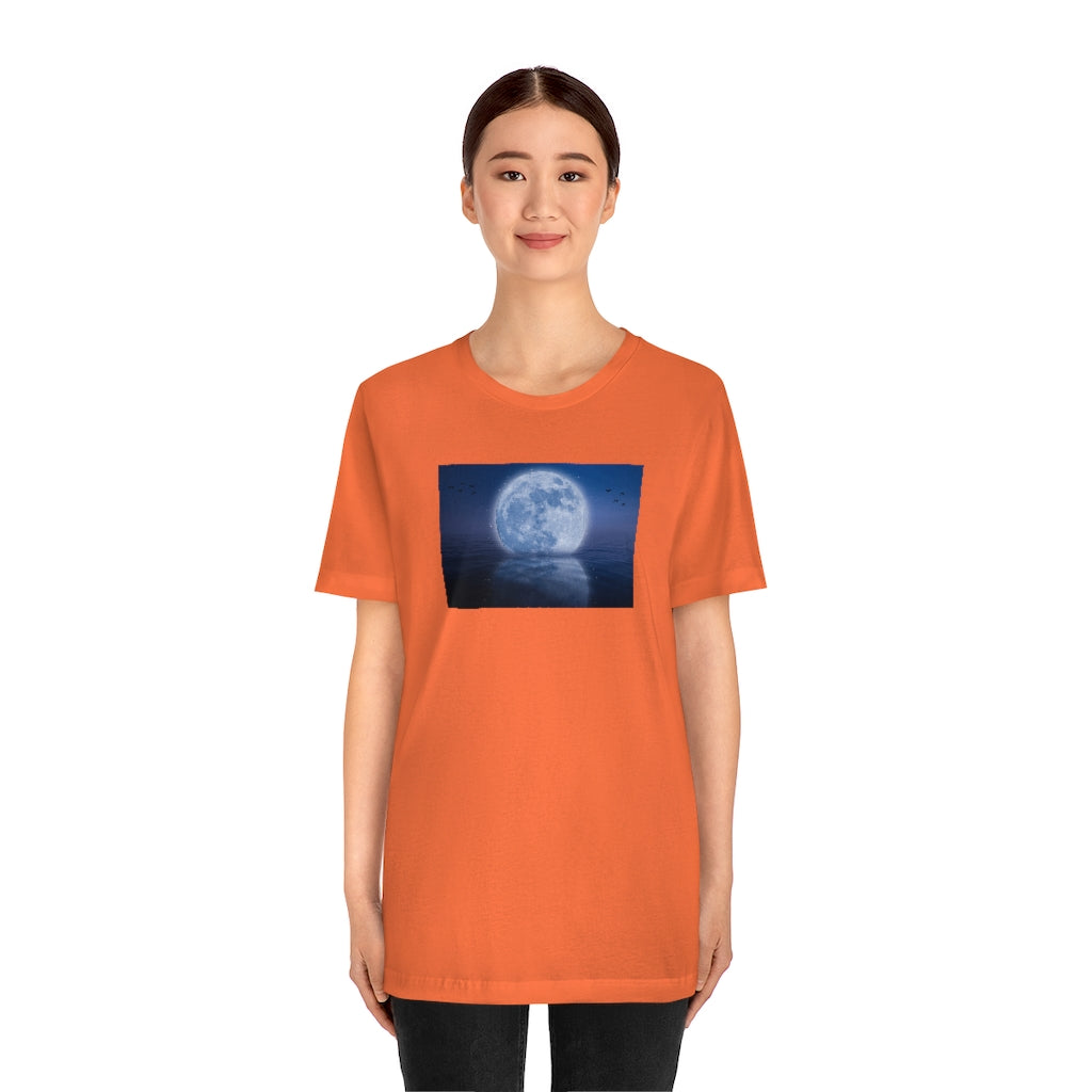 Mystical  Moon Unisex Jersey Short Sleeve Tee