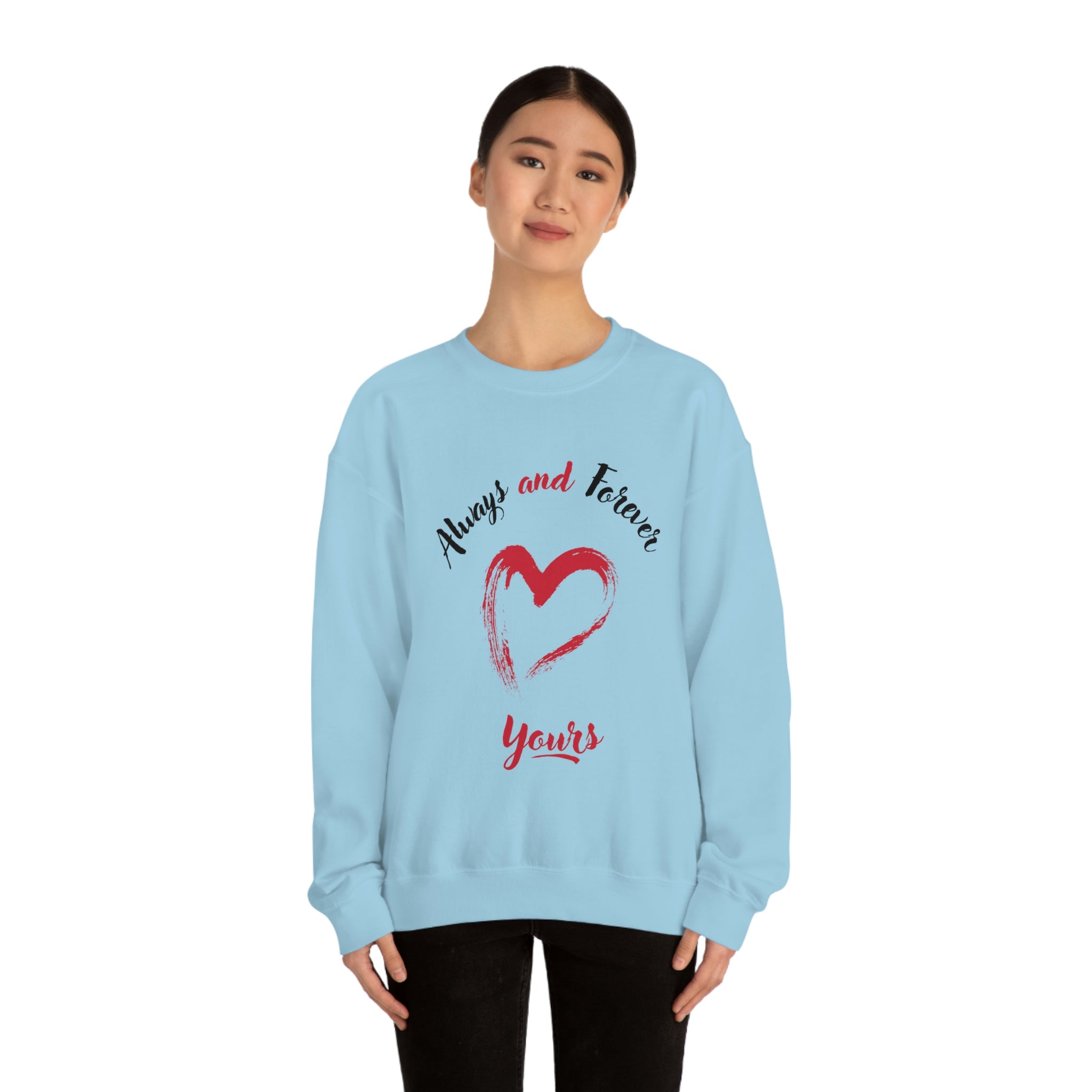 Always And Forever Yours Unisex Heavy Blend™ Crewneck Sweatshirt