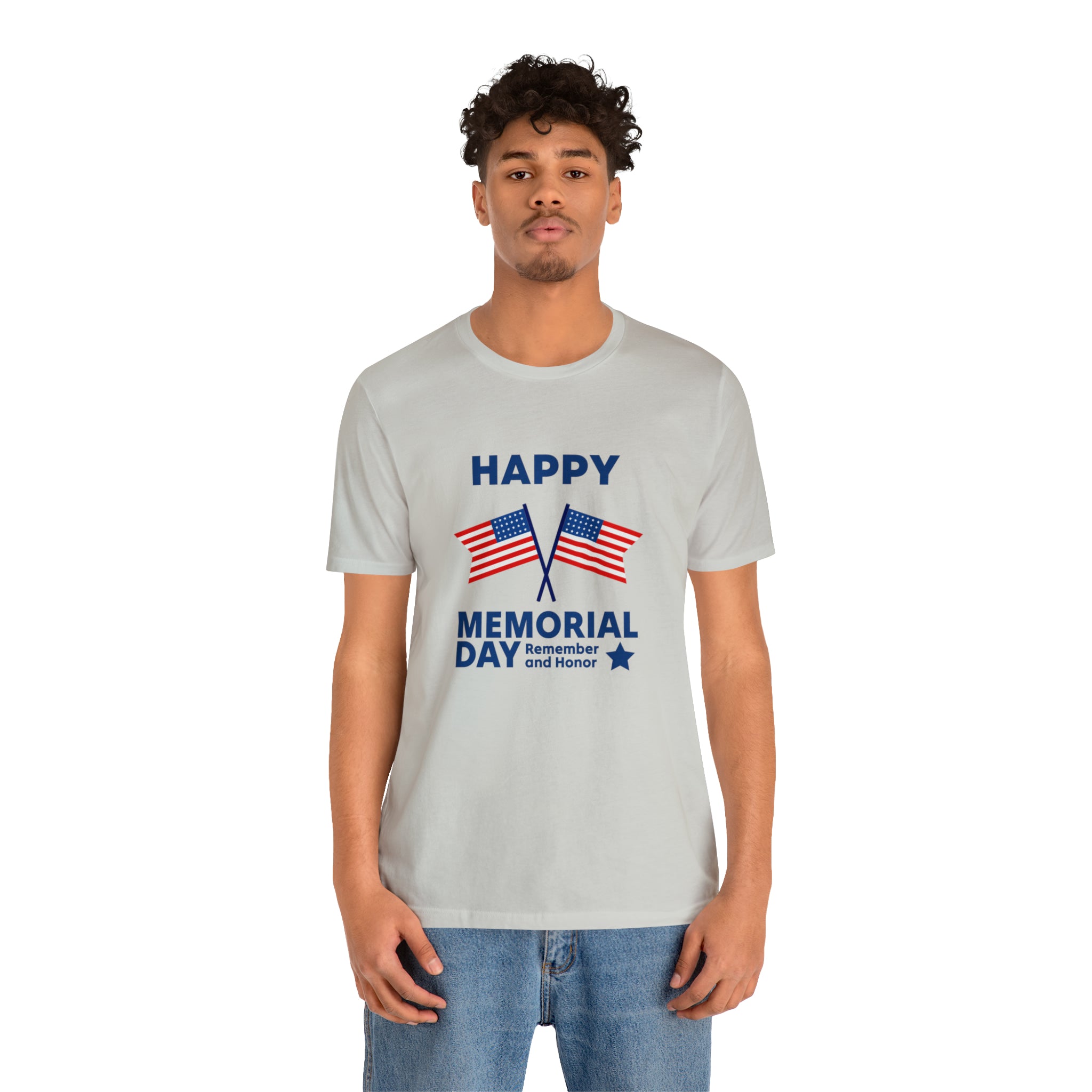 Happy Memorial Day Unisex Jersey Short Sleeve Tee