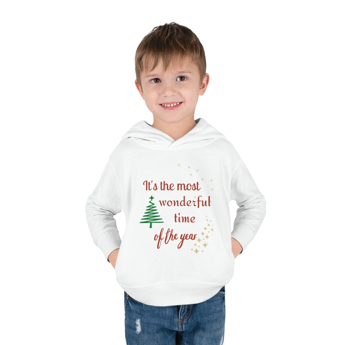 It's The Most Wonderful Time Of The Year Toddler Pullover Fleece Hoodie