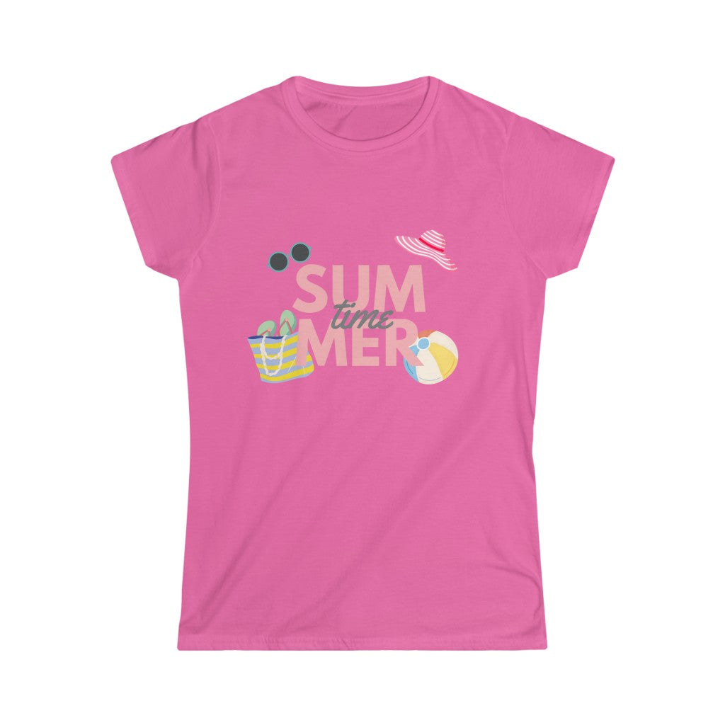 Summer Time Women's Softstyle Tee