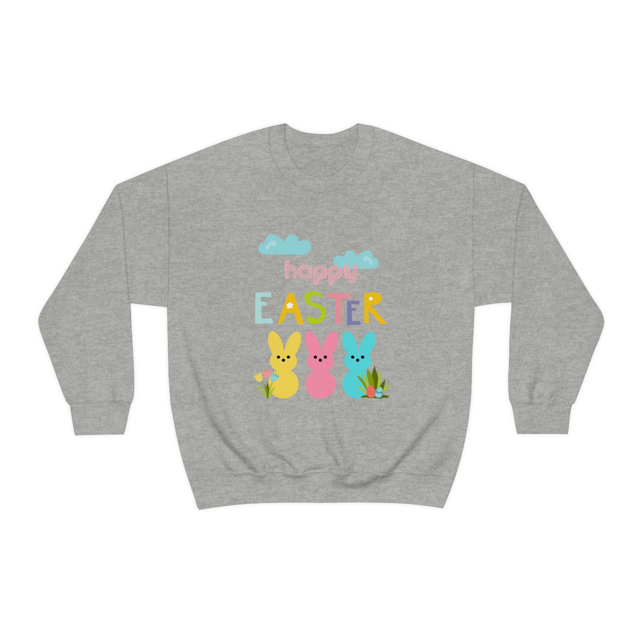 Happy Easter Bunny Unisex Heavy Blend™ Crewneck Sweatshirt