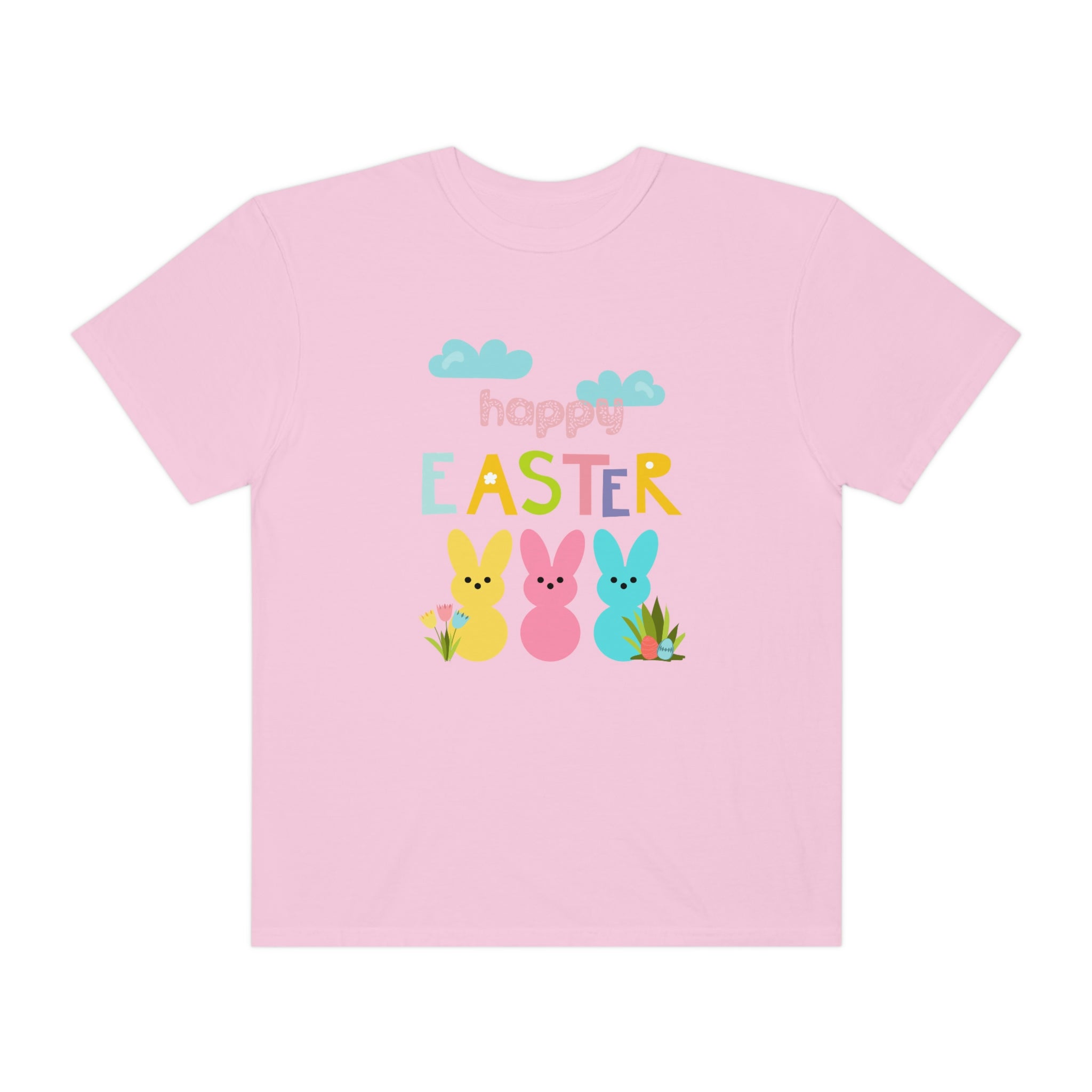 Happy Easter Bunny Unisex Garment-Dyed T-shirt