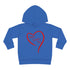 Happy Valentine's Day Toddler Pullover Fleece Hoodie