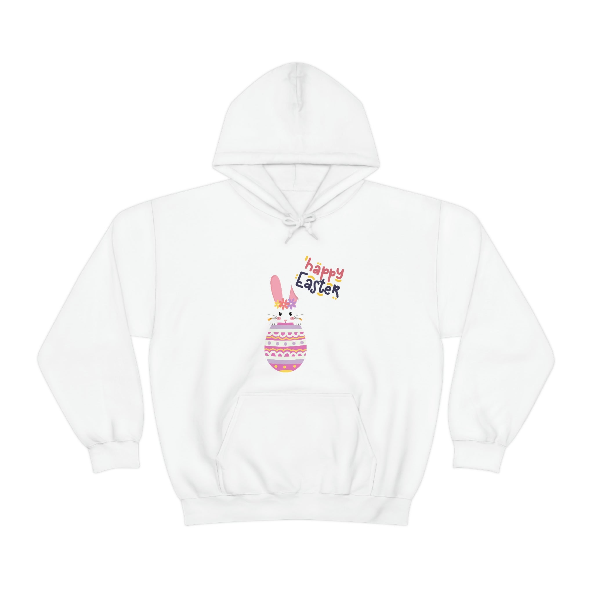 Happy Easter Day Bunny Unisex Heavy Blend™ Hooded Sweatshirt