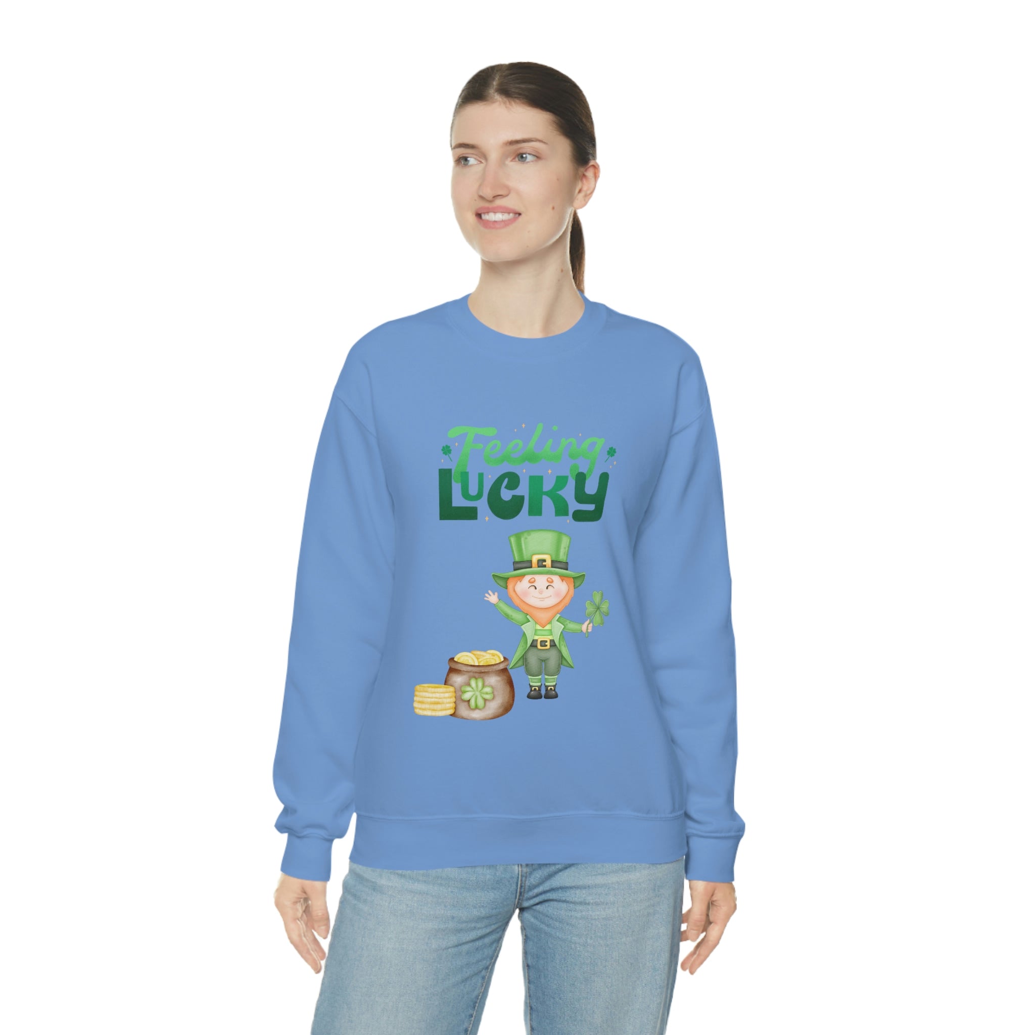 Feeling Lucky Unisex Heavy Blend™ Crewneck Sweatshirt