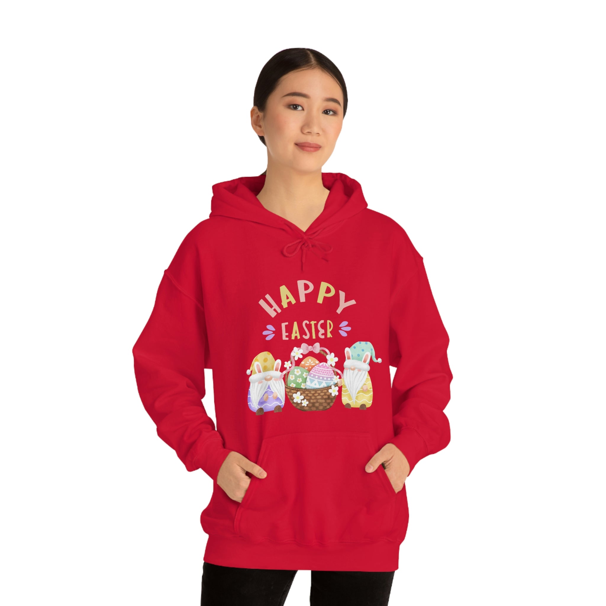 Happy Easter Gnome Unisex Heavy Blend™ Hooded Sweatshirt