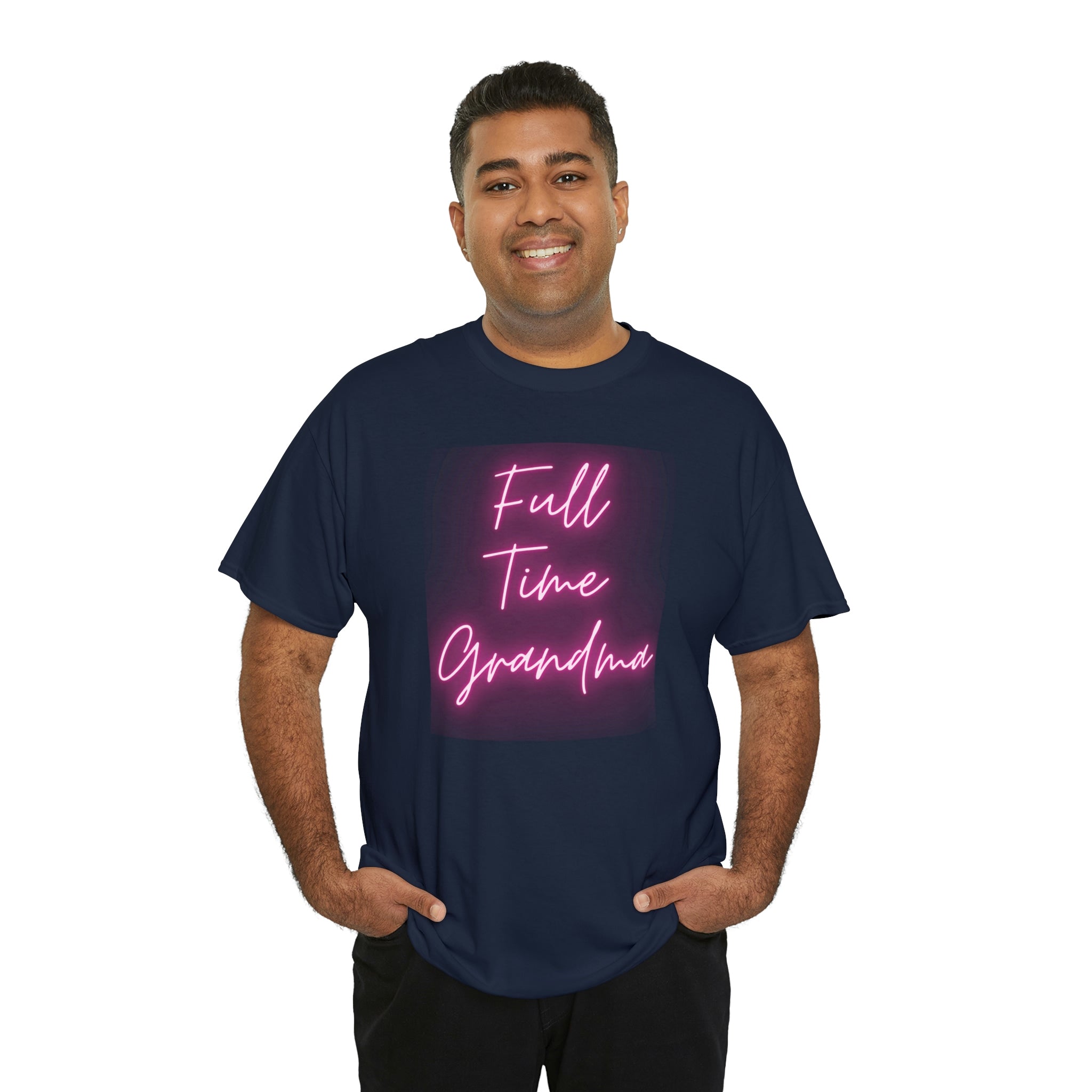 Full Time Grandma Unisex Heavy Cotton Tee