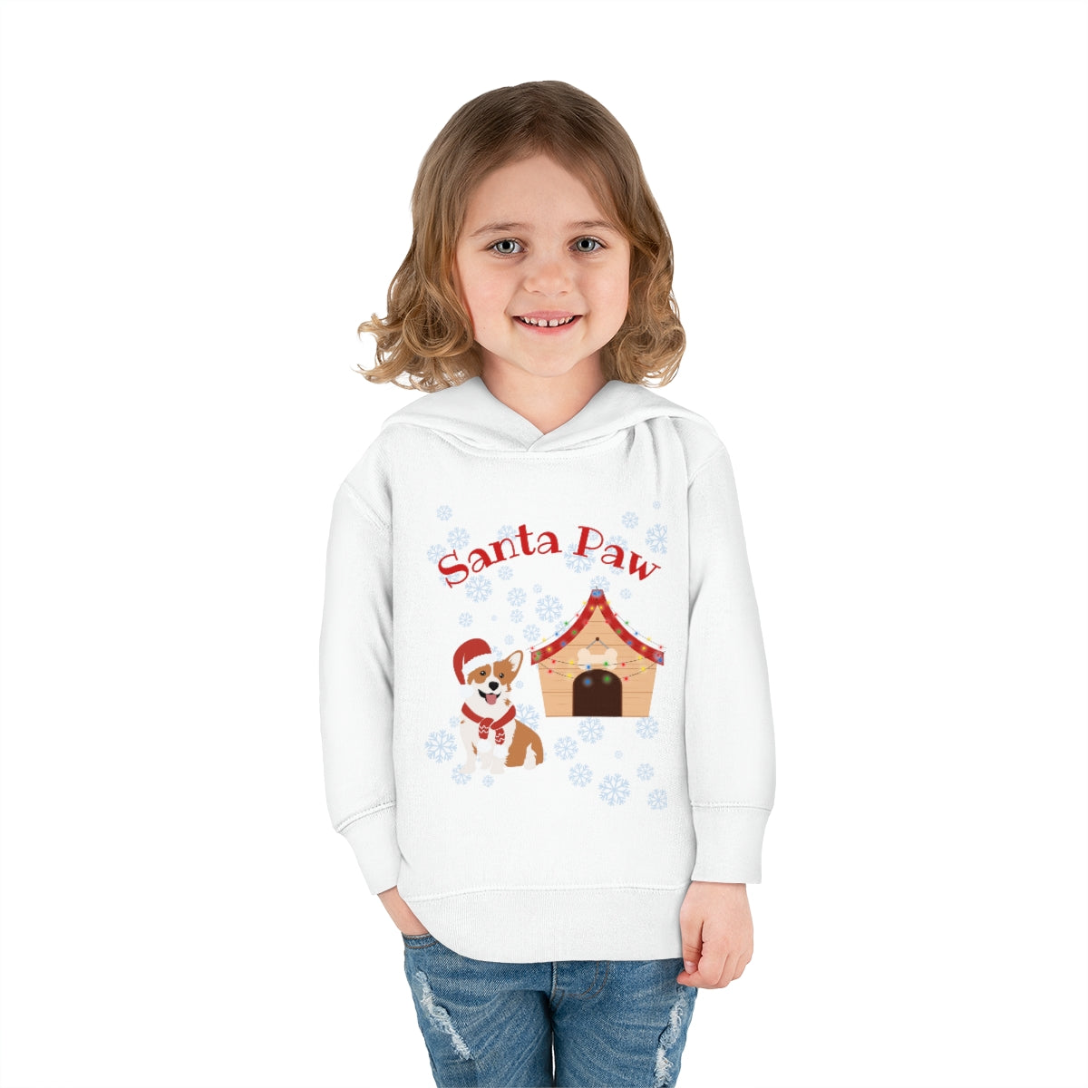 Santa Paw Toddler Pullover Fleece Hoodie