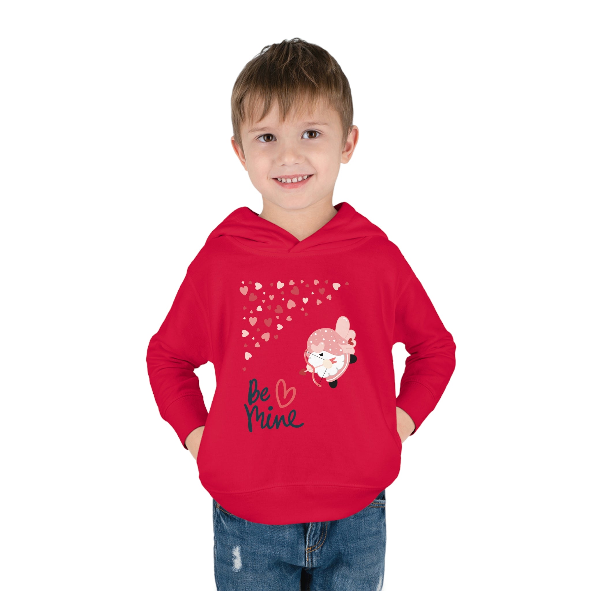 Be Mine Gnome!! Toddler Pullover Fleece Hoodie