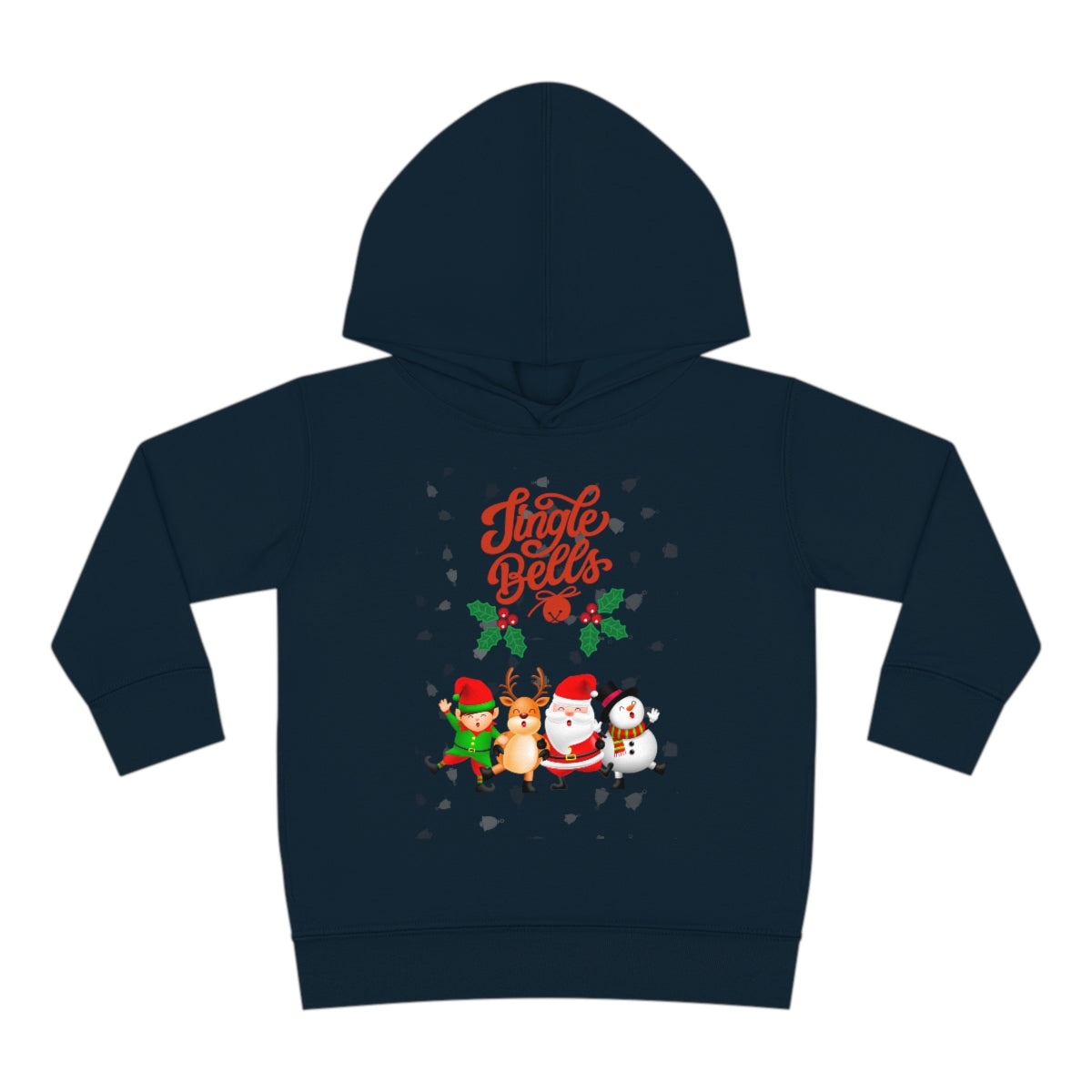 Jingle Bells Toddler Pullover Fleece Hoodie