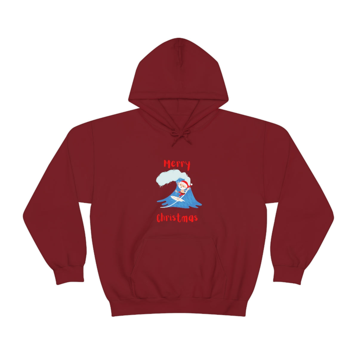 Surfing Santa Unisex Heavy Blend™ Hooded Sweatshirt