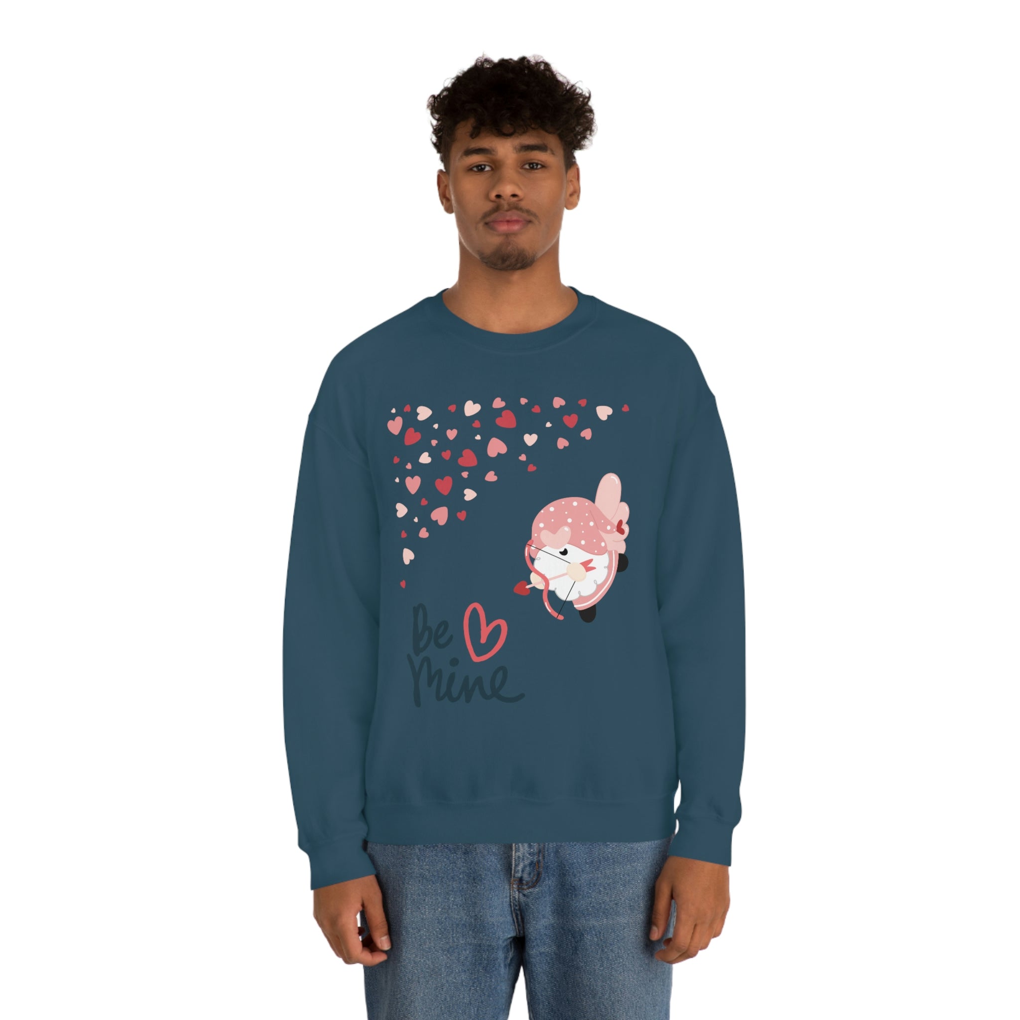 Be Mine Gnome!! Unisex Heavy Blend™ Crewneck Sweatshirt