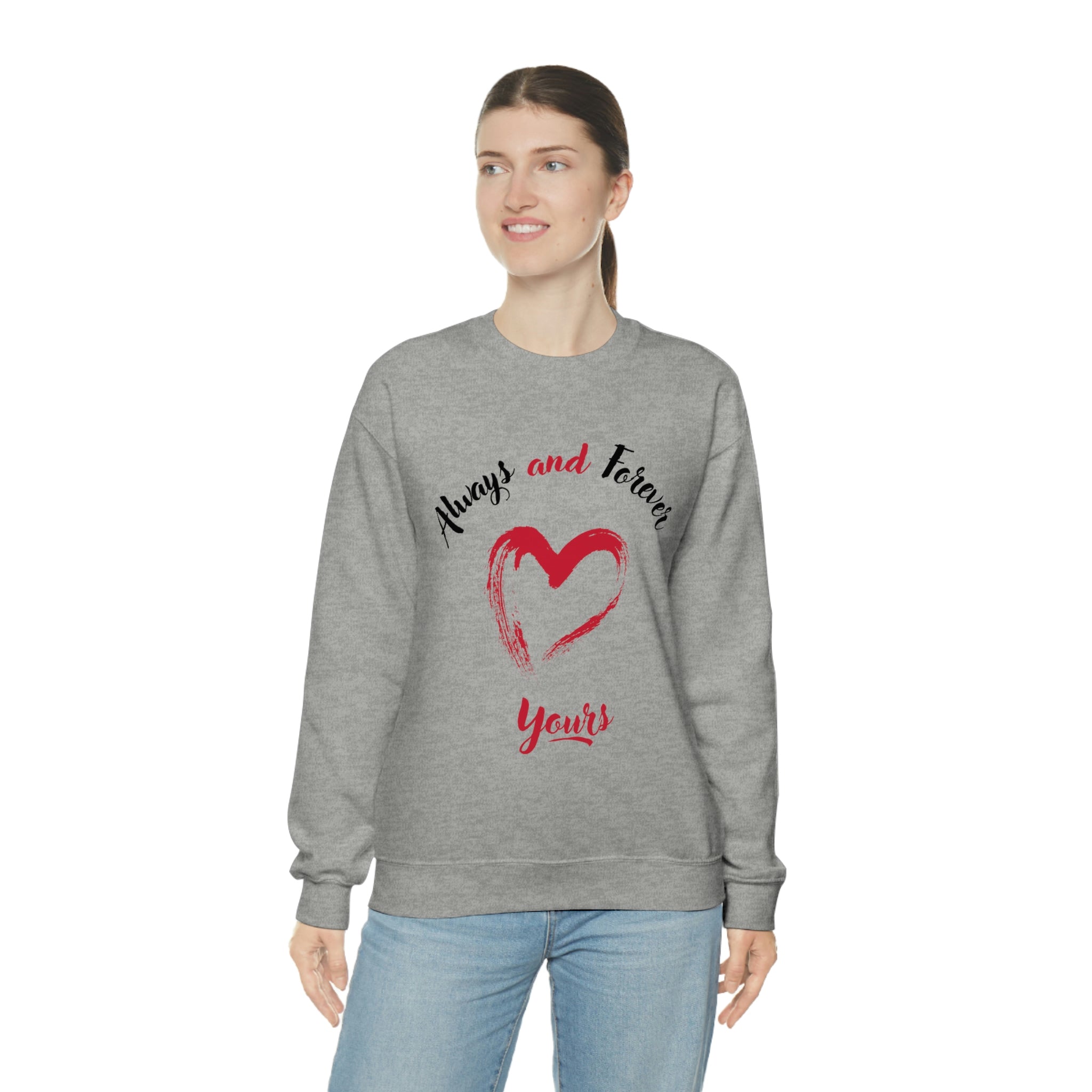 Always And Forever Yours Unisex Heavy Blend™ Crewneck Sweatshirt