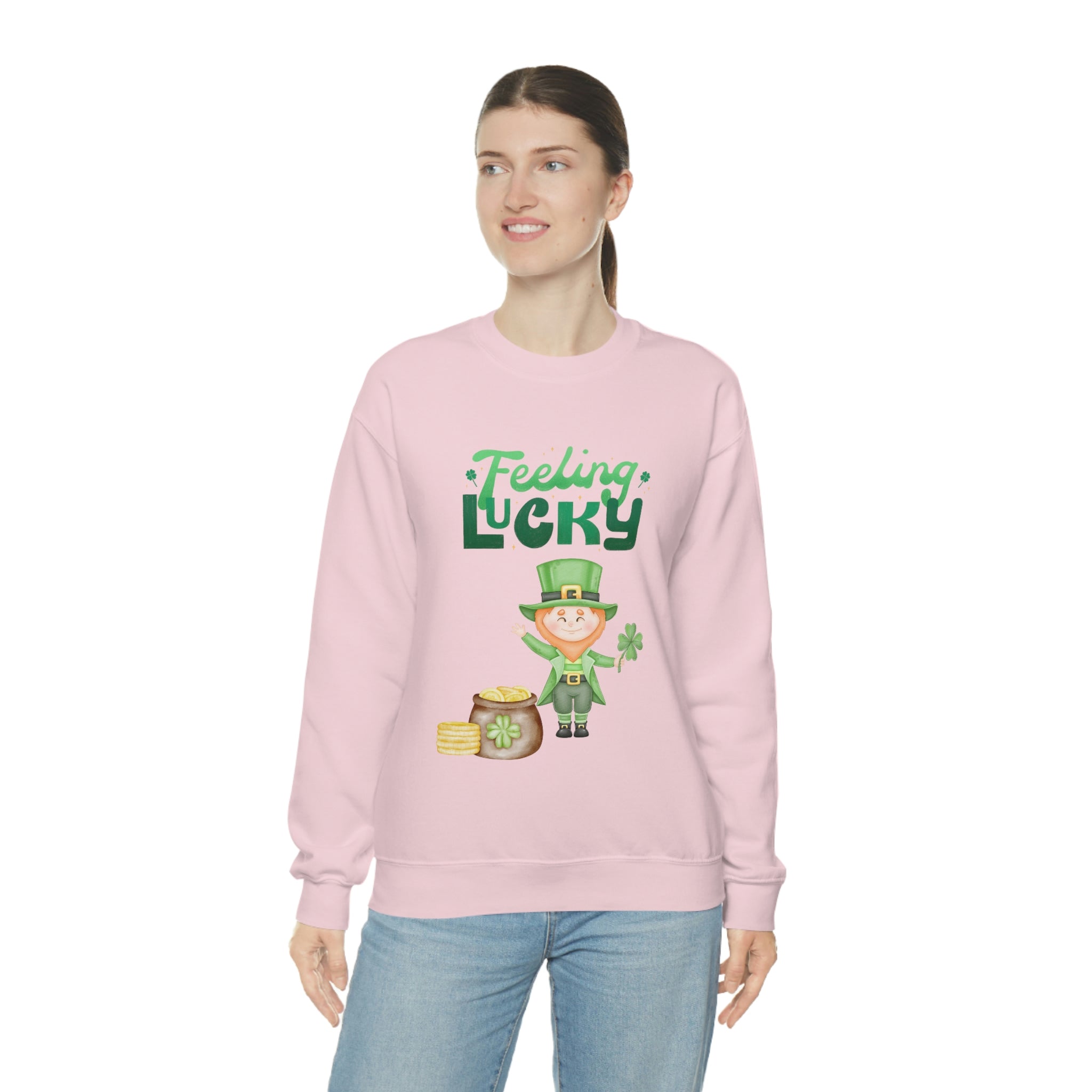 Feeling Lucky Unisex Heavy Blend™ Crewneck Sweatshirt