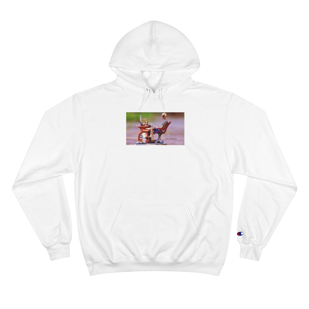 Merry Christmas Rudolf Champion Hoodie