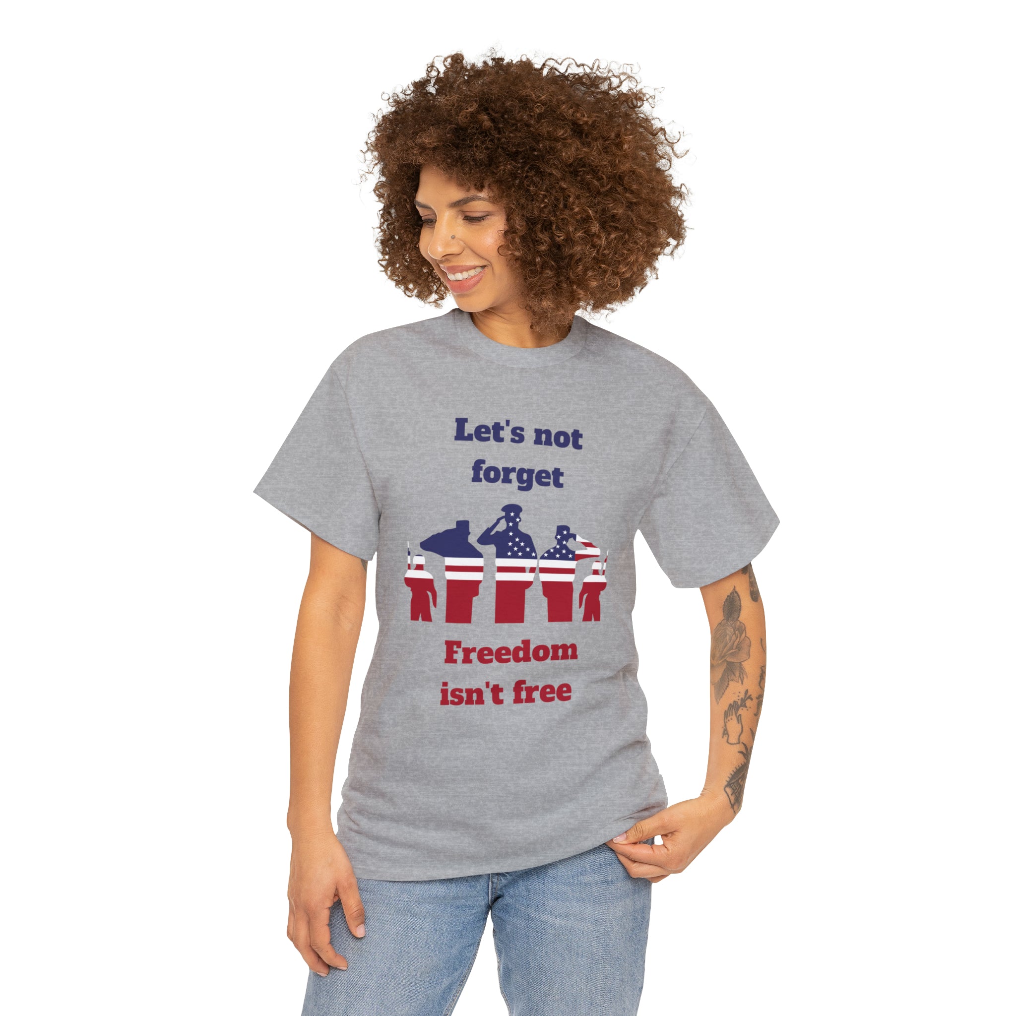 Memorial Day Freedom Is Not Free Unisex Heavy Cotton Tee