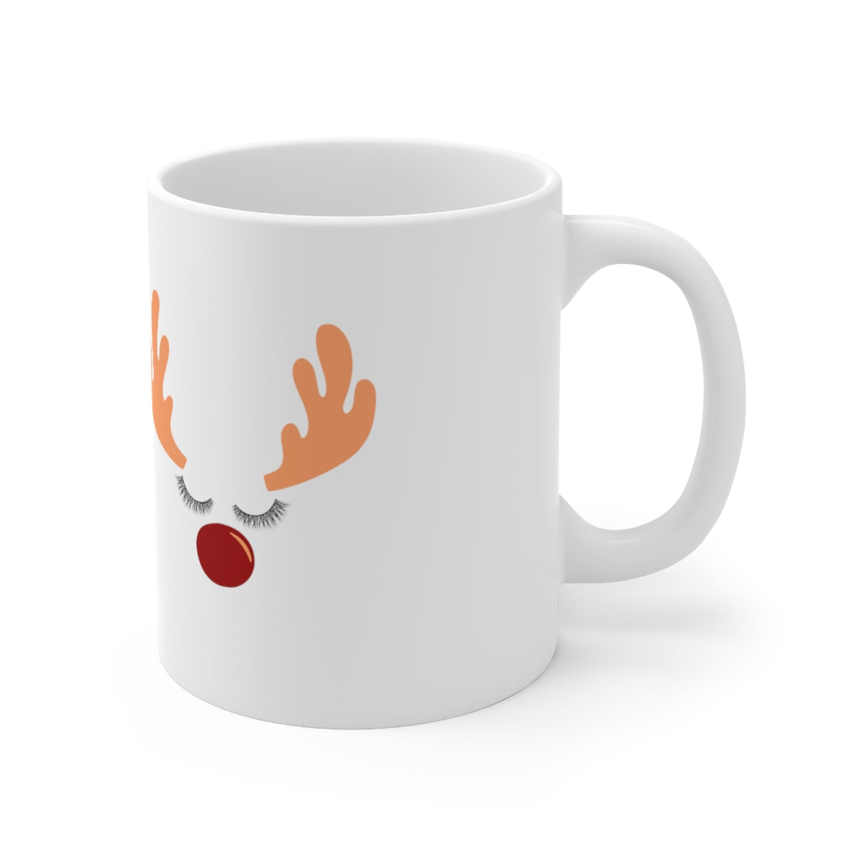 Reindeer Christmas Ceramic Mug 11oz