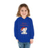 Cute Christmas Elephant Toddler Pullover Fleece Hoodie