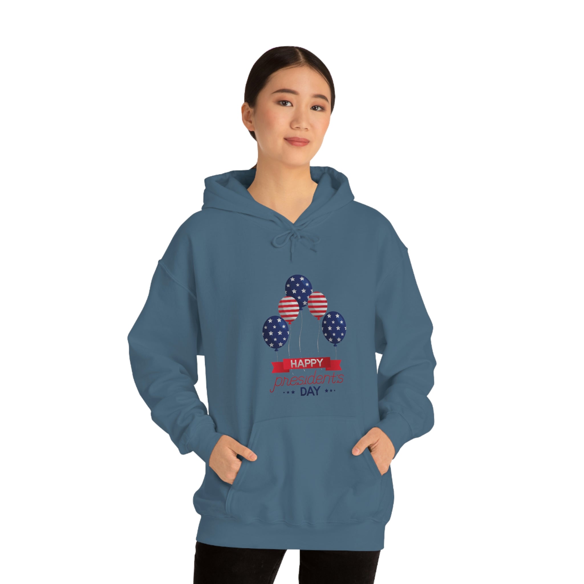 Happy President's Day Stars & Stripe Unisex Heavy Blend™ Hooded Sweatshirt