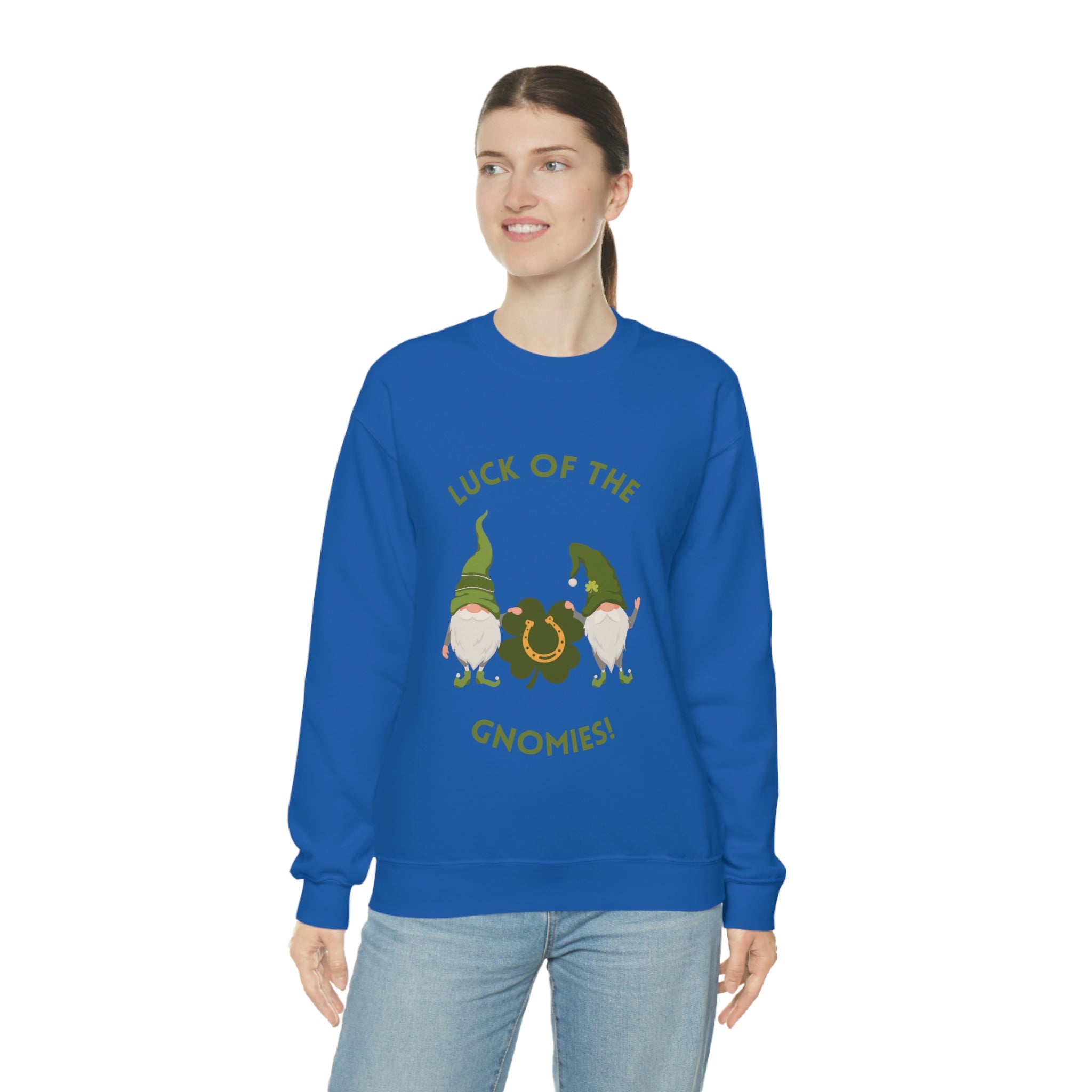 The Luck Of The Gnomies! Unisex Heavy Blend™ Crewneck Sweatshirt
