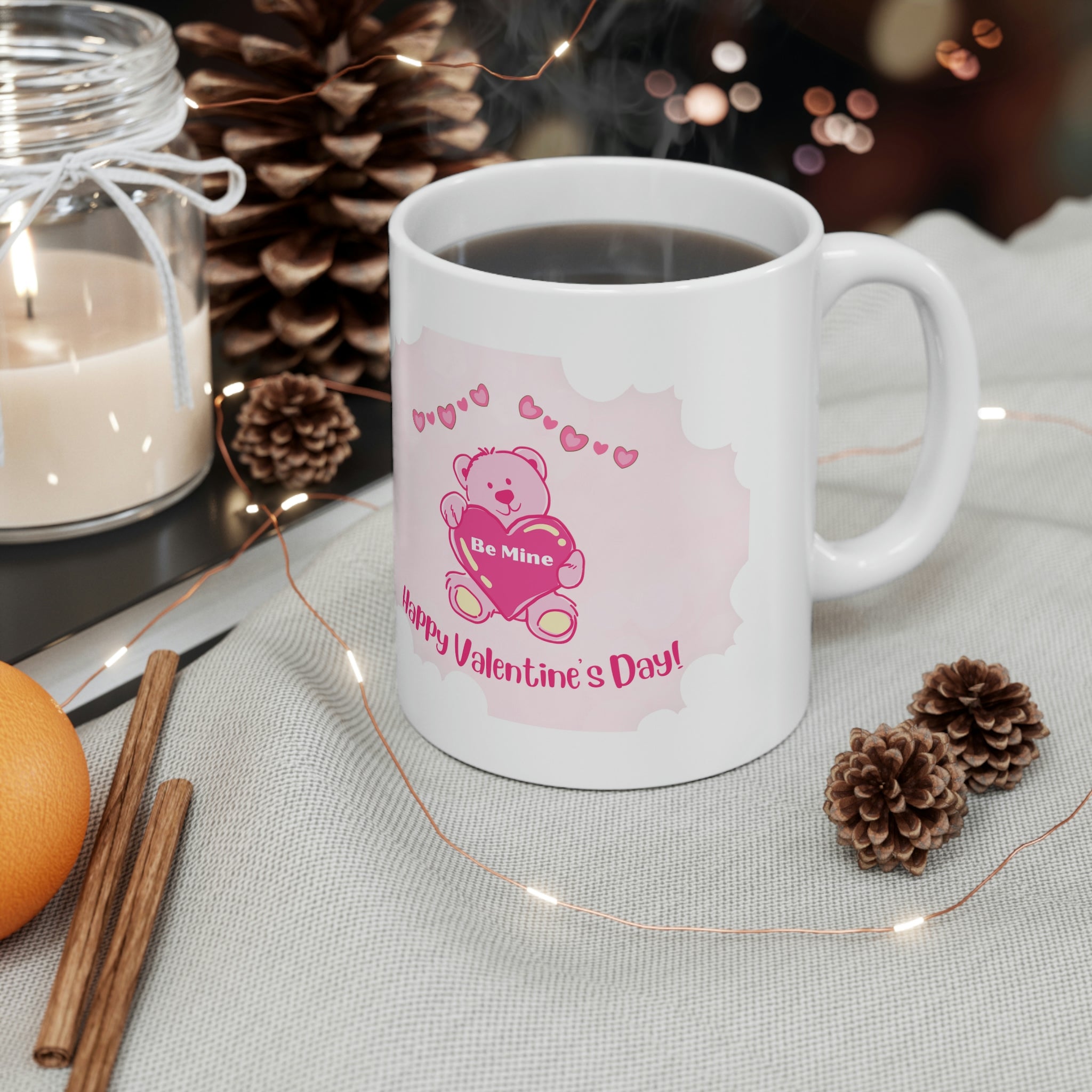 Happy Valentine's Day Be Mine Ceramic Mug 11oz