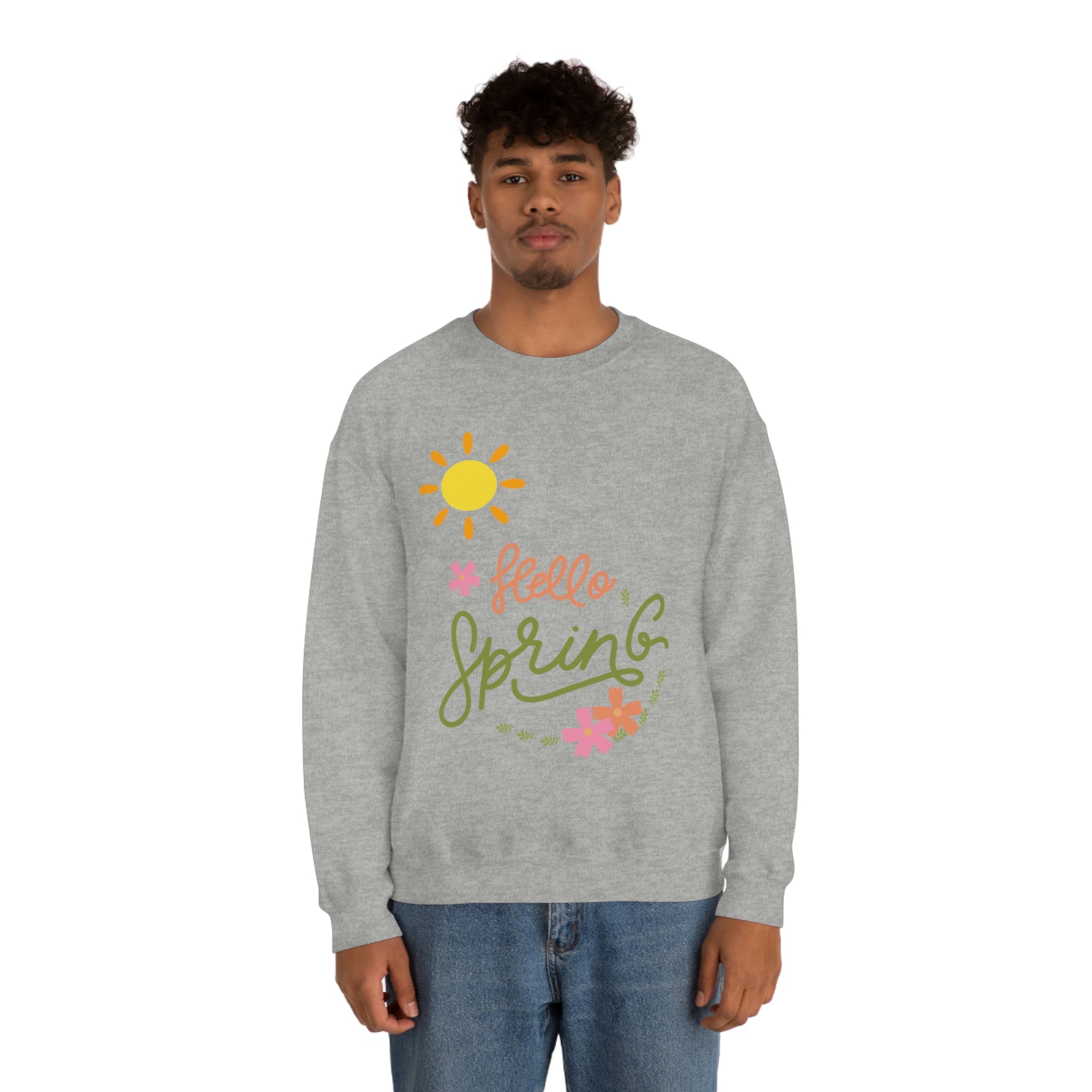 Spring Sunshine Unisex Heavy Blend™ Crewneck Sweatshirt