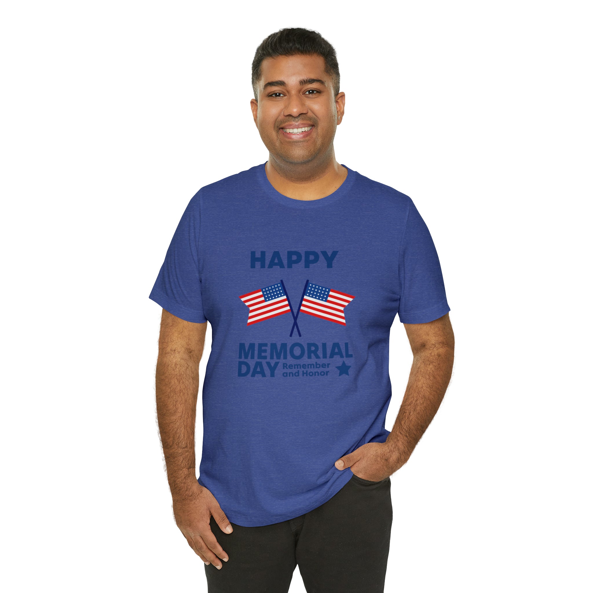 Happy Memorial Day Unisex Jersey Short Sleeve Tee