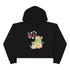 Gnome Happy Spring Crop Hoodie