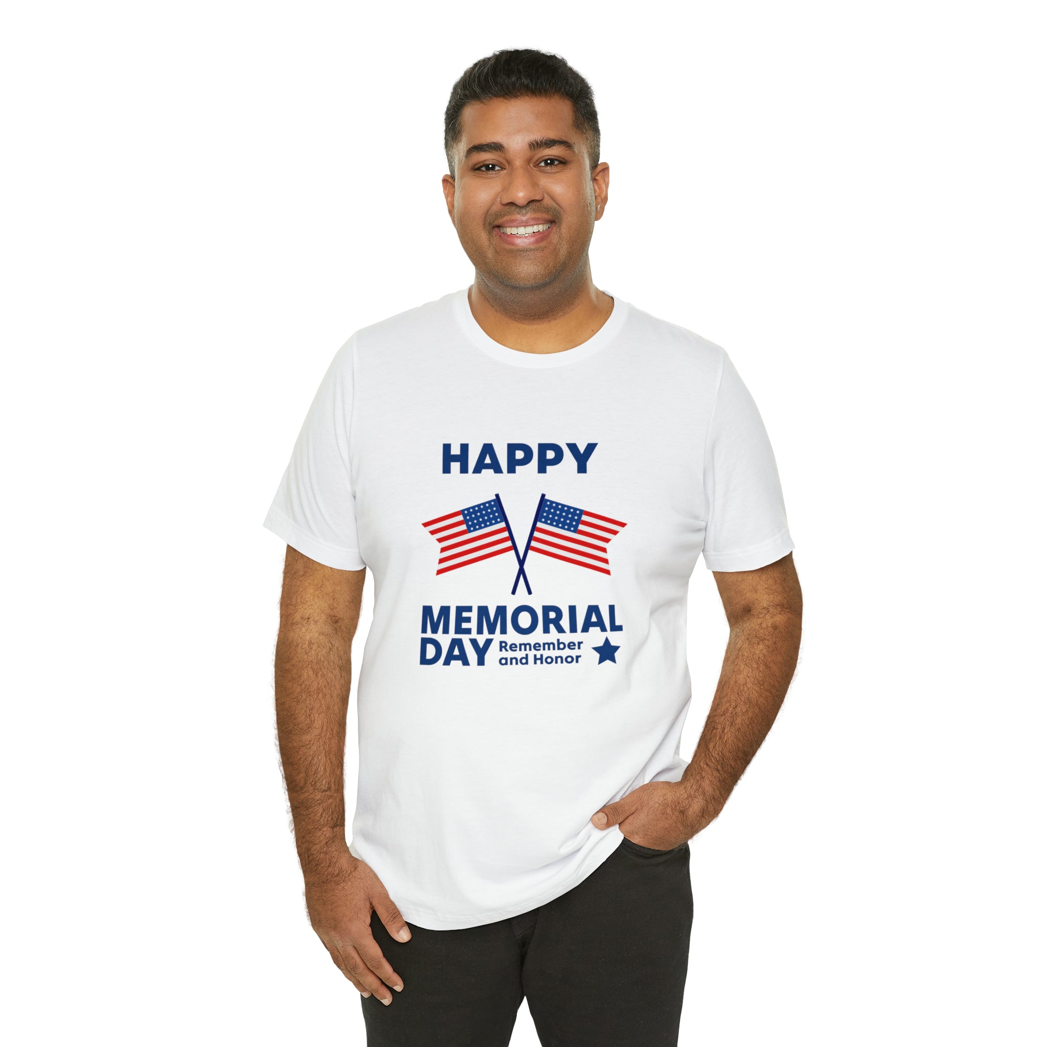 Happy Memorial Day Unisex Jersey Short Sleeve Tee