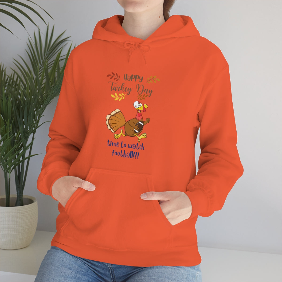 Happy Turkey Day Unisex Heavy Blend™ Hooded Sweatshirt