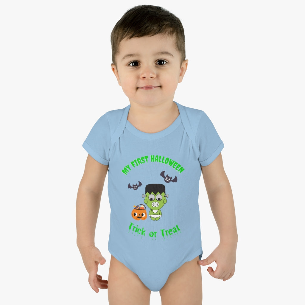 My First Halloween Infant Baby Rib Bodysuit