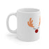 Reindeer Christmas Ceramic Mug 11oz