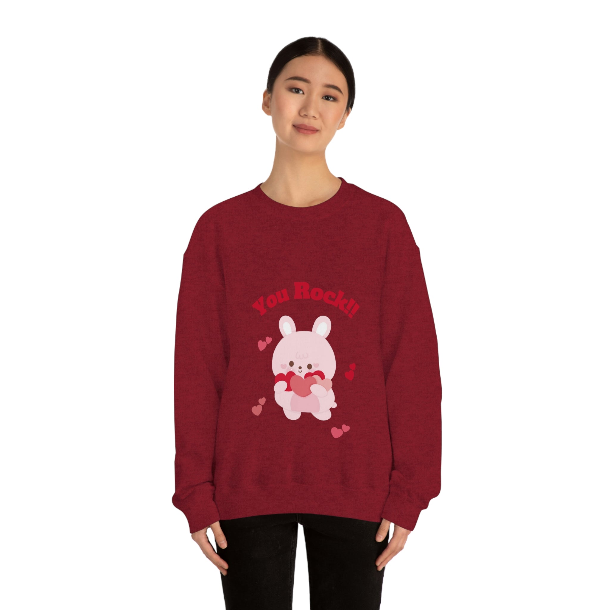 You Rock Unisex Heavy Blend™ Crewneck Sweatshirt