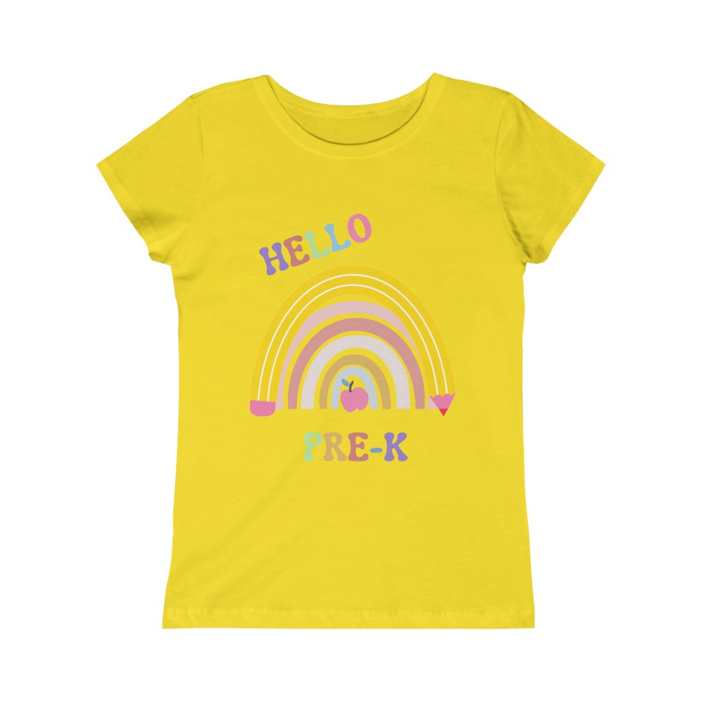 Hello Pre-K Girls Princess Tee