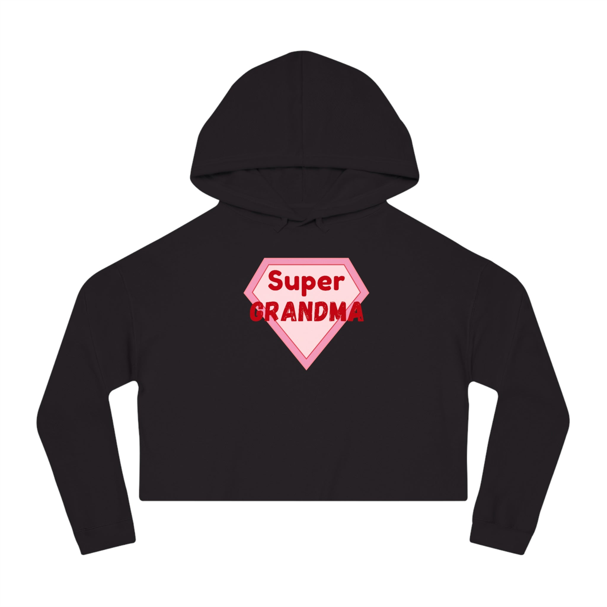 Super Grandma Women’s Cropped Hooded Sweatshirt