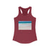 White Sands Blue Ocean Women's Ideal Racerback Tank