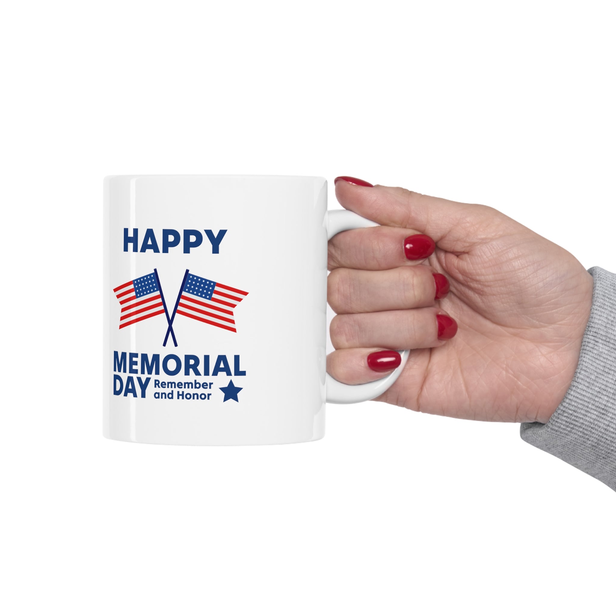 Happy Memorial Day Ceramic Mug 11oz