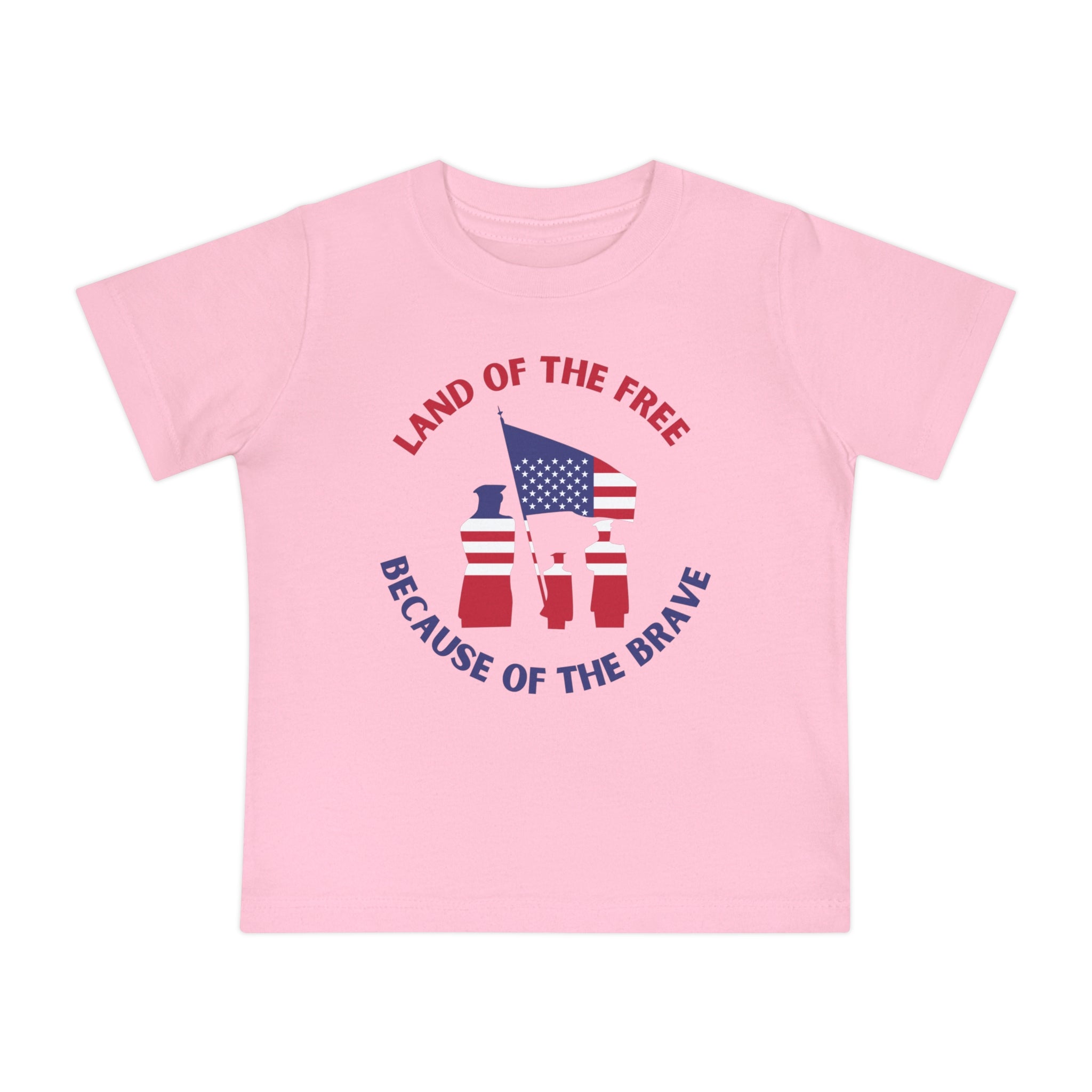 Memorial Day land Of The Free Baby Short Sleeve T-Shirt