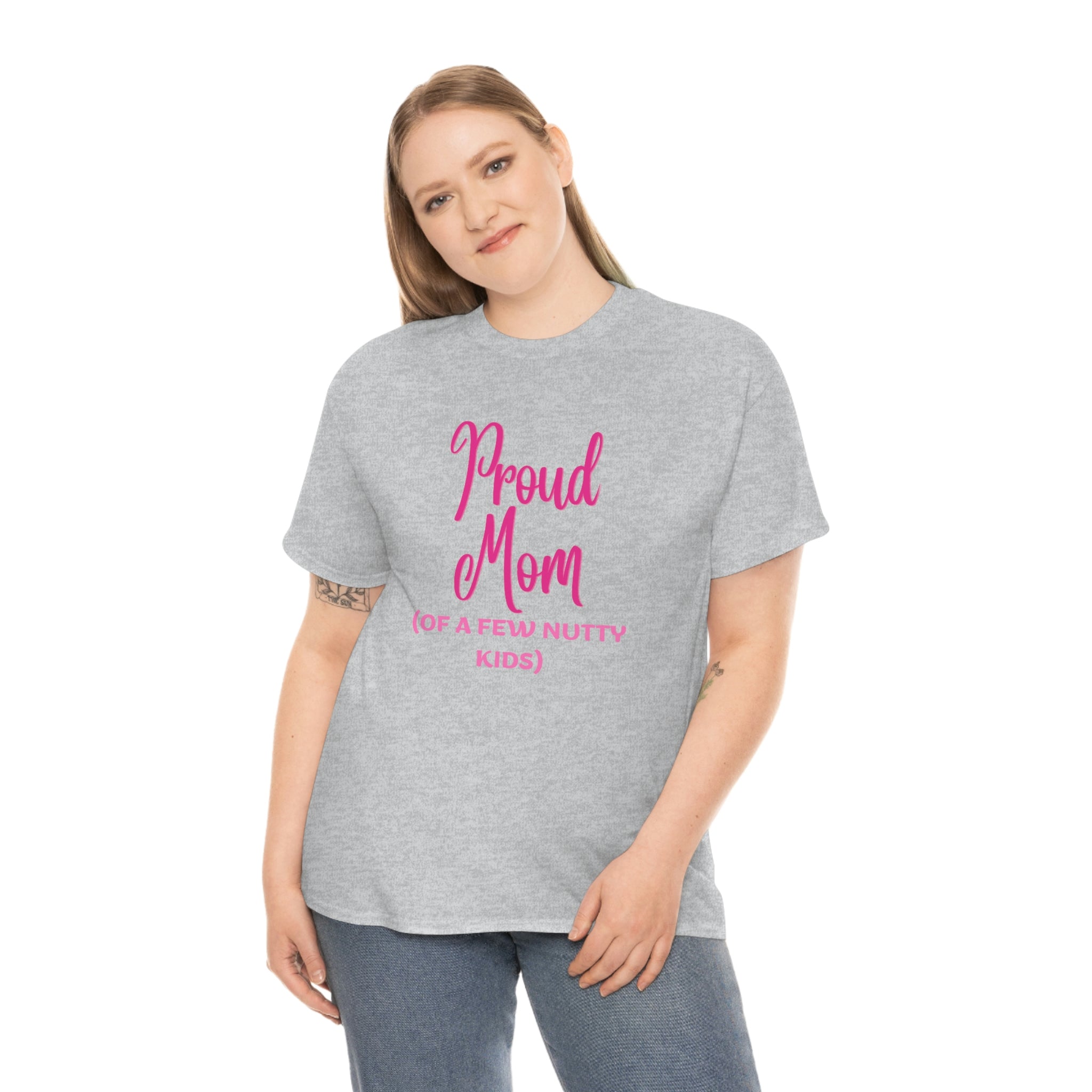 Proud Mom Unisex Heavy Cotton Tee