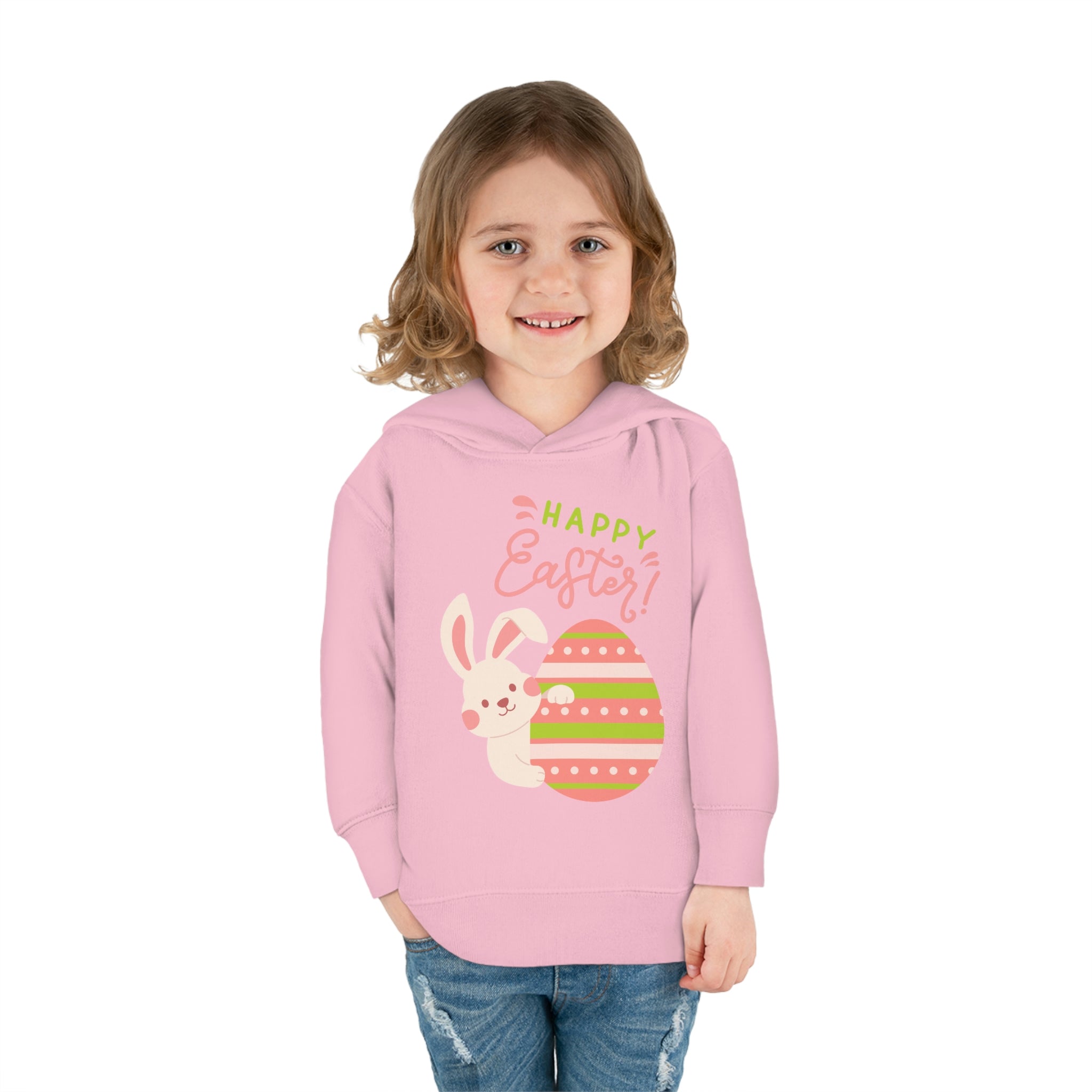 Easter Egg Toddler Pullover Fleece Hoodie