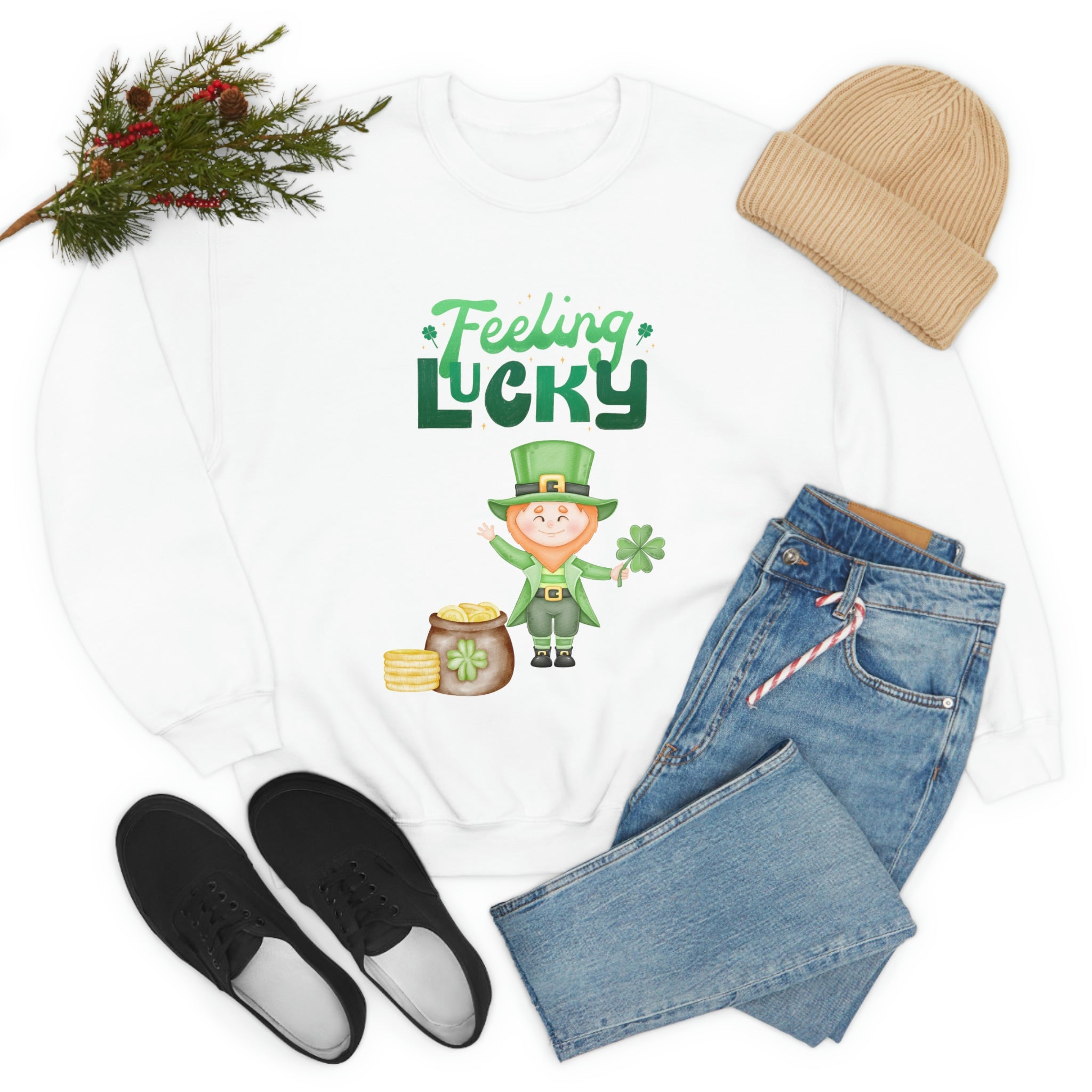 Feeling Lucky Unisex Heavy Blend™ Crewneck Sweatshirt