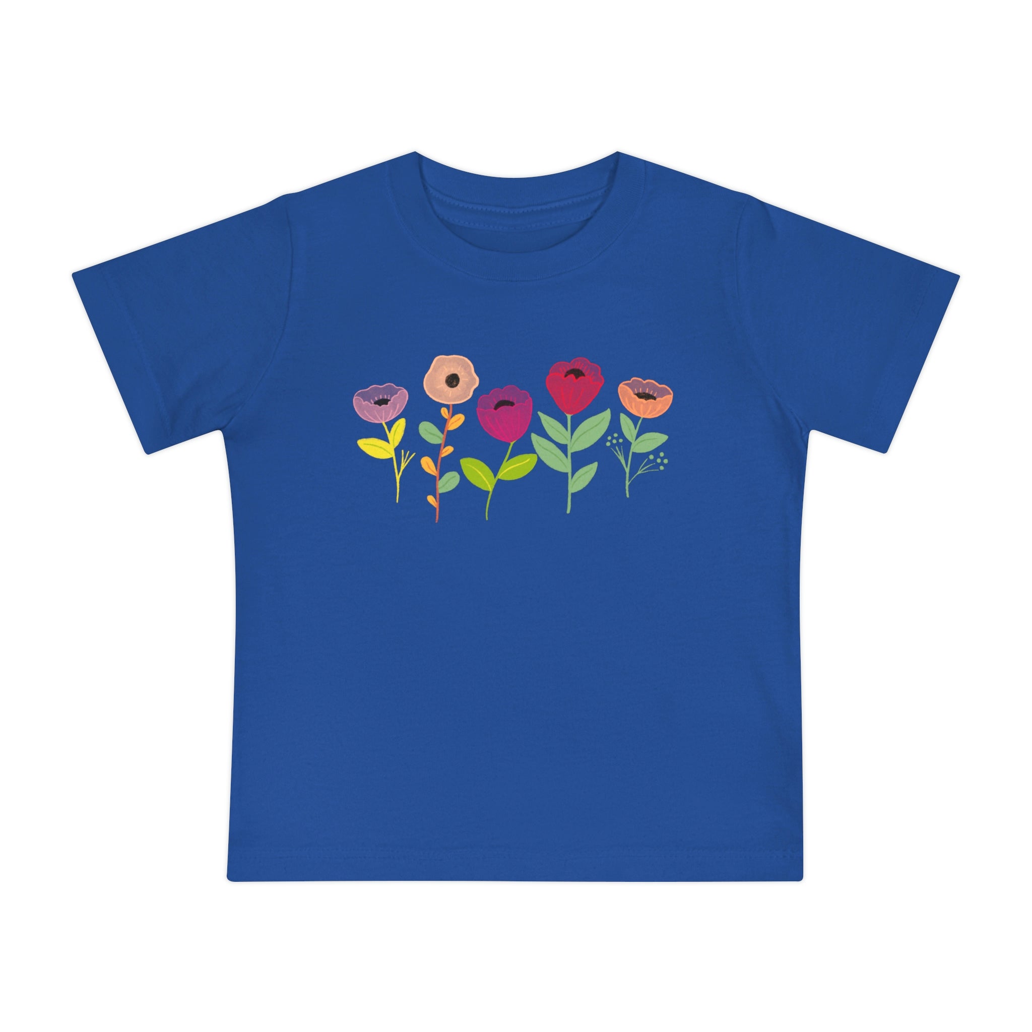 Spring Flowers Baby Short Sleeve T-Shirt